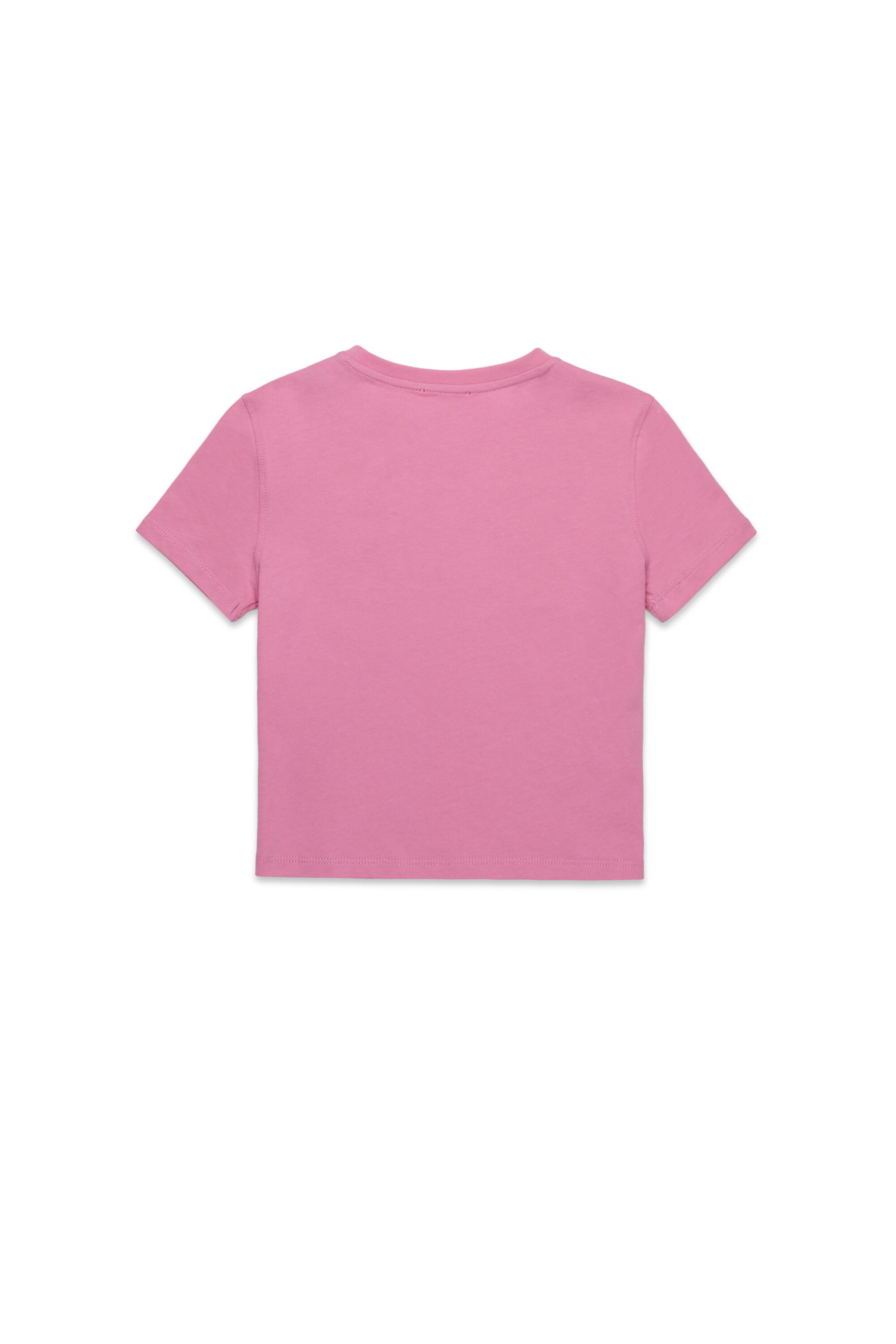 Diesel - TSLIGX, Damen T-Shirt mit Oval D-Logo aus Kristallsteinen in Rosa - 2