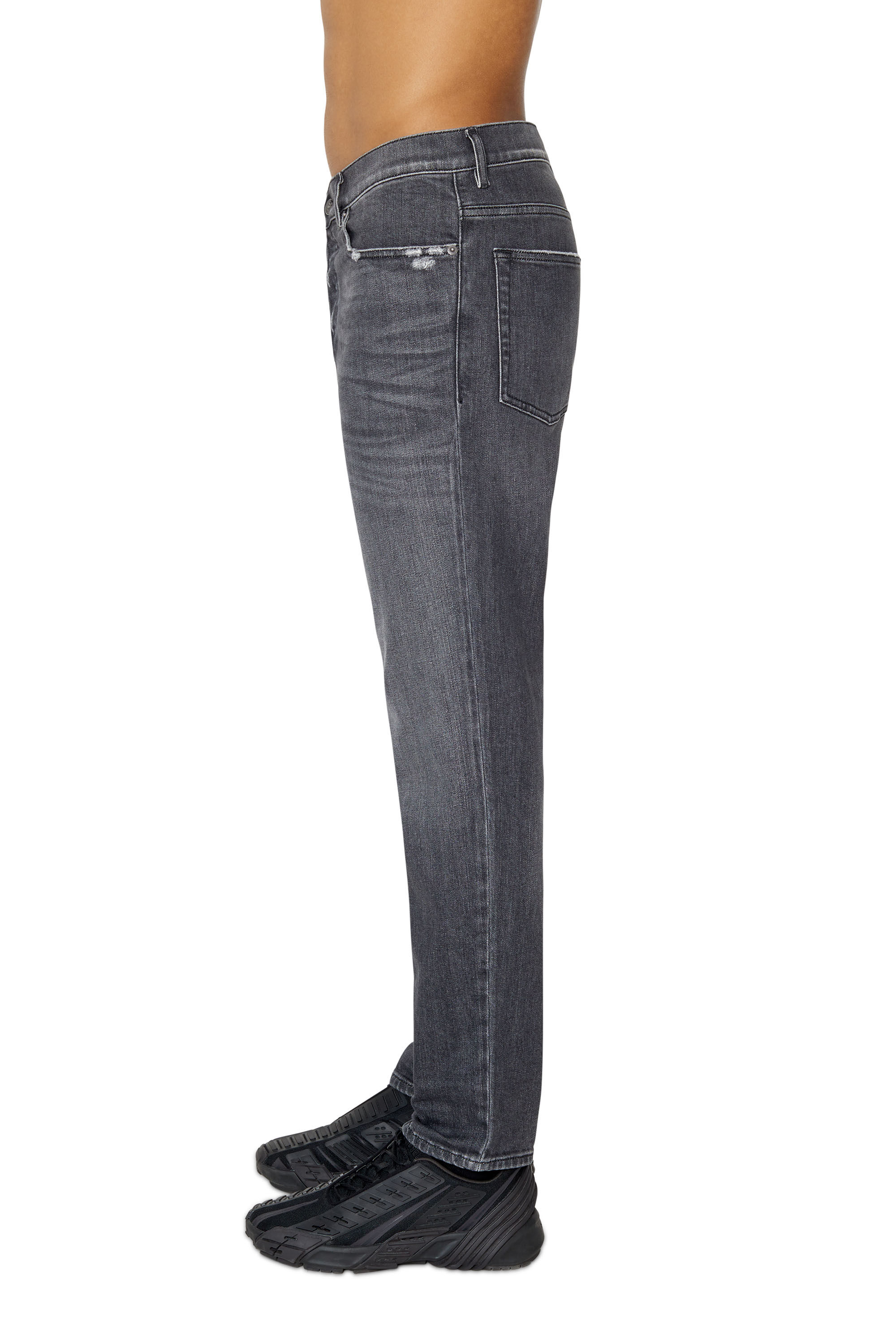 Diesel - 2005 D-Fining 09E46 Tapered Jeans, Schwarz/Dunkelgrau - Image 5