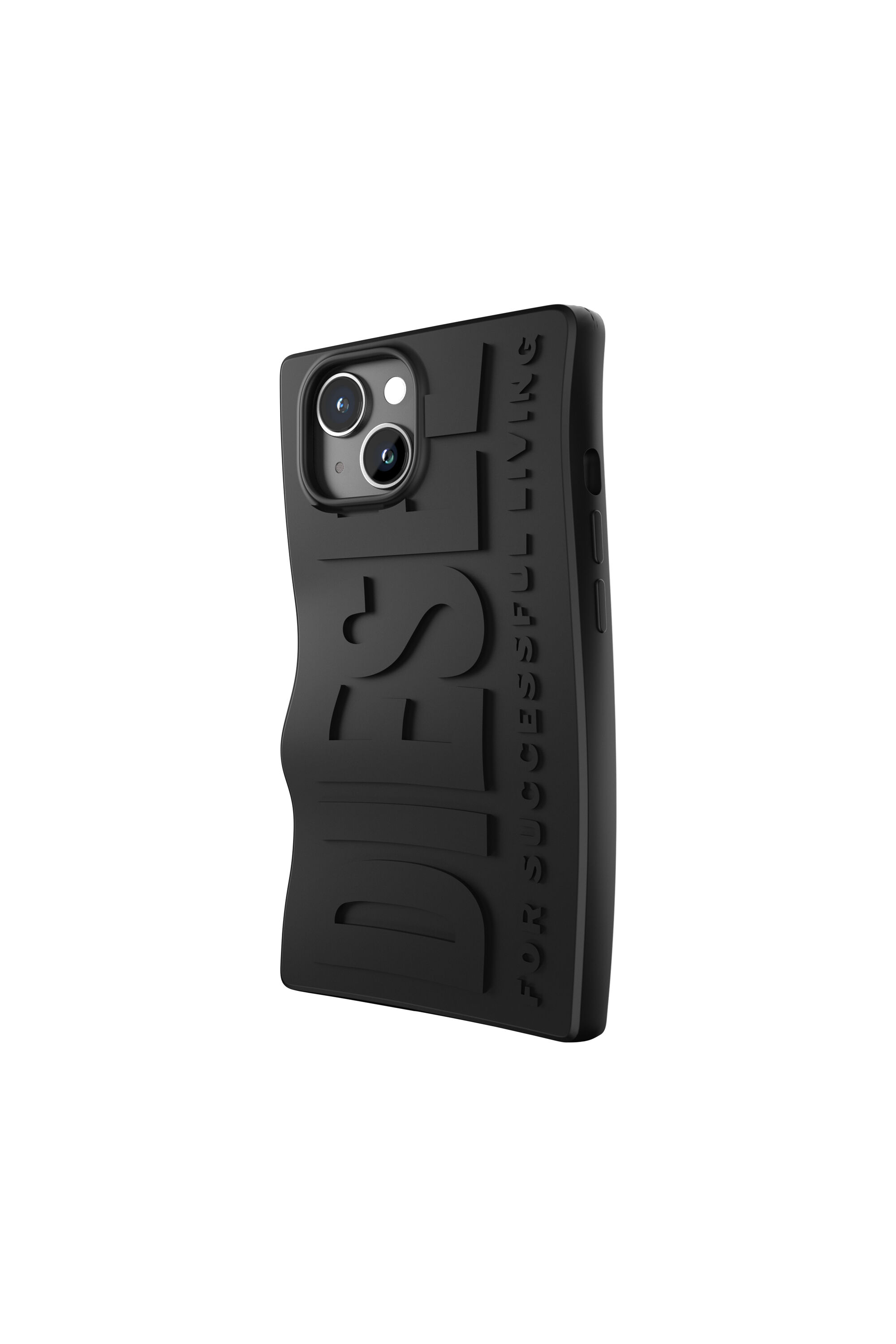 Diesel - 60076 MOULDED CASE, Unisex Silikon Case iP 15 in Schwarz - 4