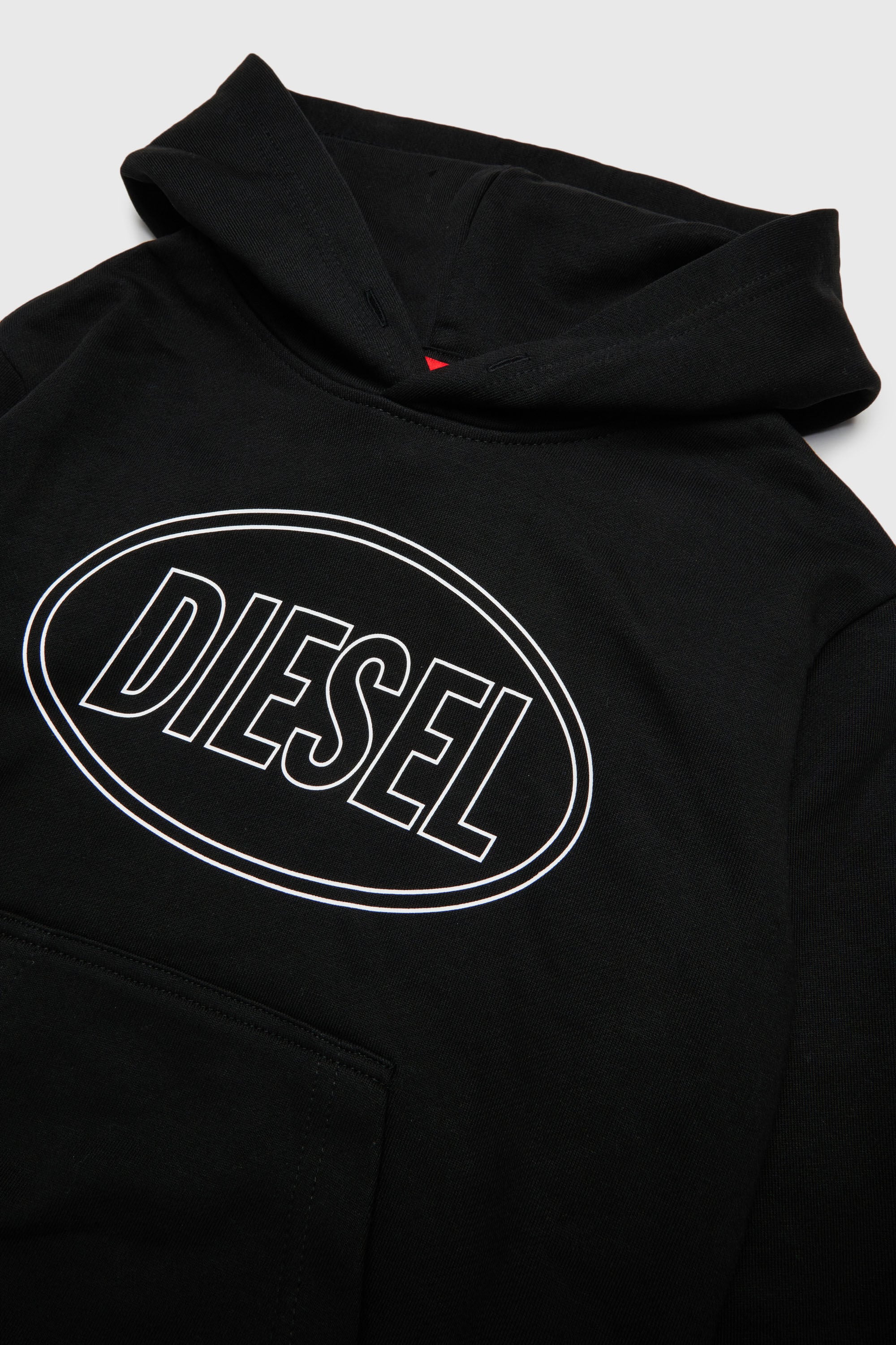 Diesel - SCIRCLEHOOD OVER, Herren Hoodie mit Diesel-Logoprint in Schwarz - 3