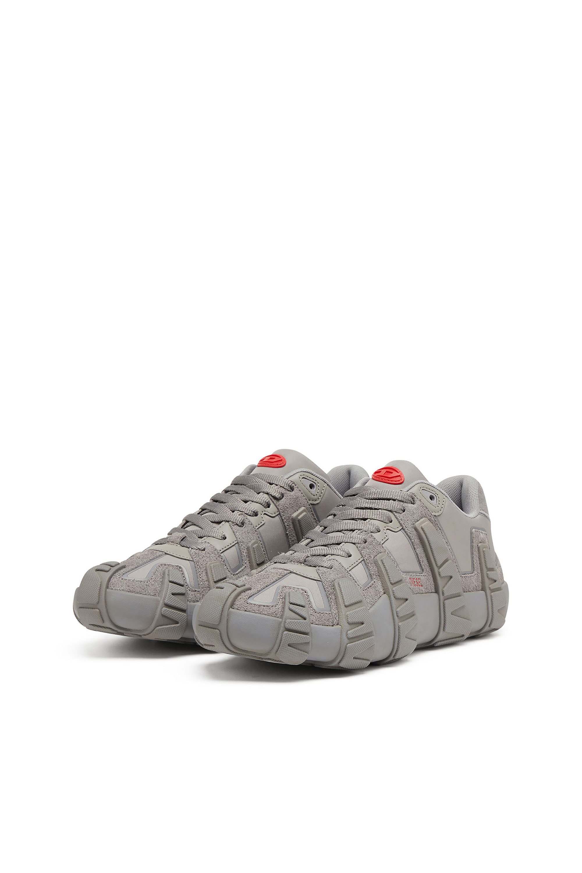 Diesel - S-D-GRIFFE LOW, Herren S-D-Griffe - Turnschuhe aus Nylon in Grau - 7