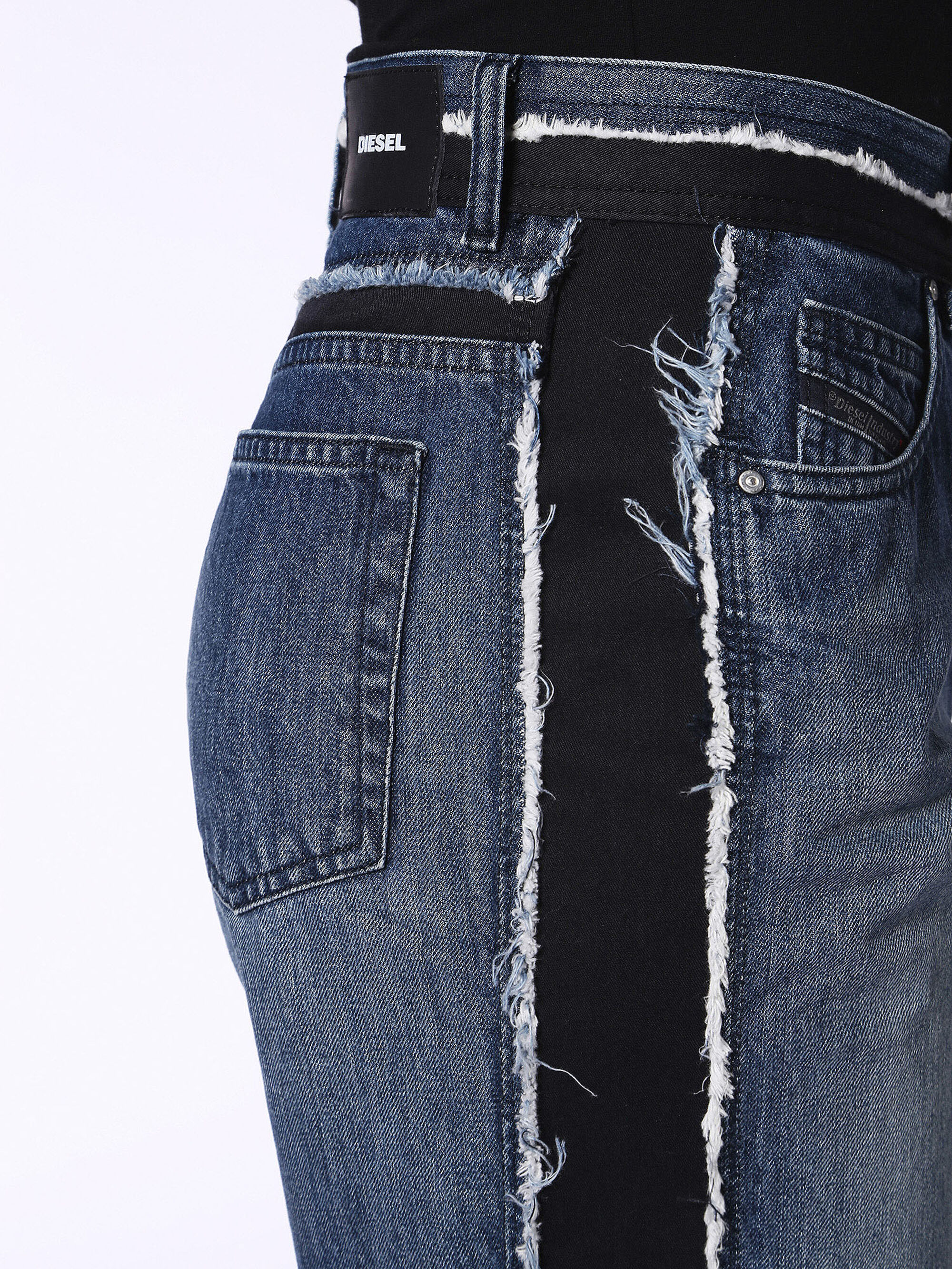 Как расшить джинсы по бокам на размер больше