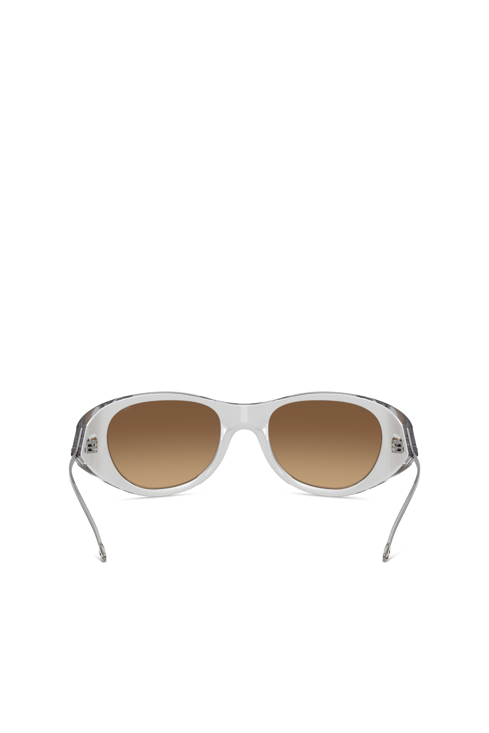 Diesel - 0DL3003, Unisex Ovale Sonnenbrille in Hellgrau - 3