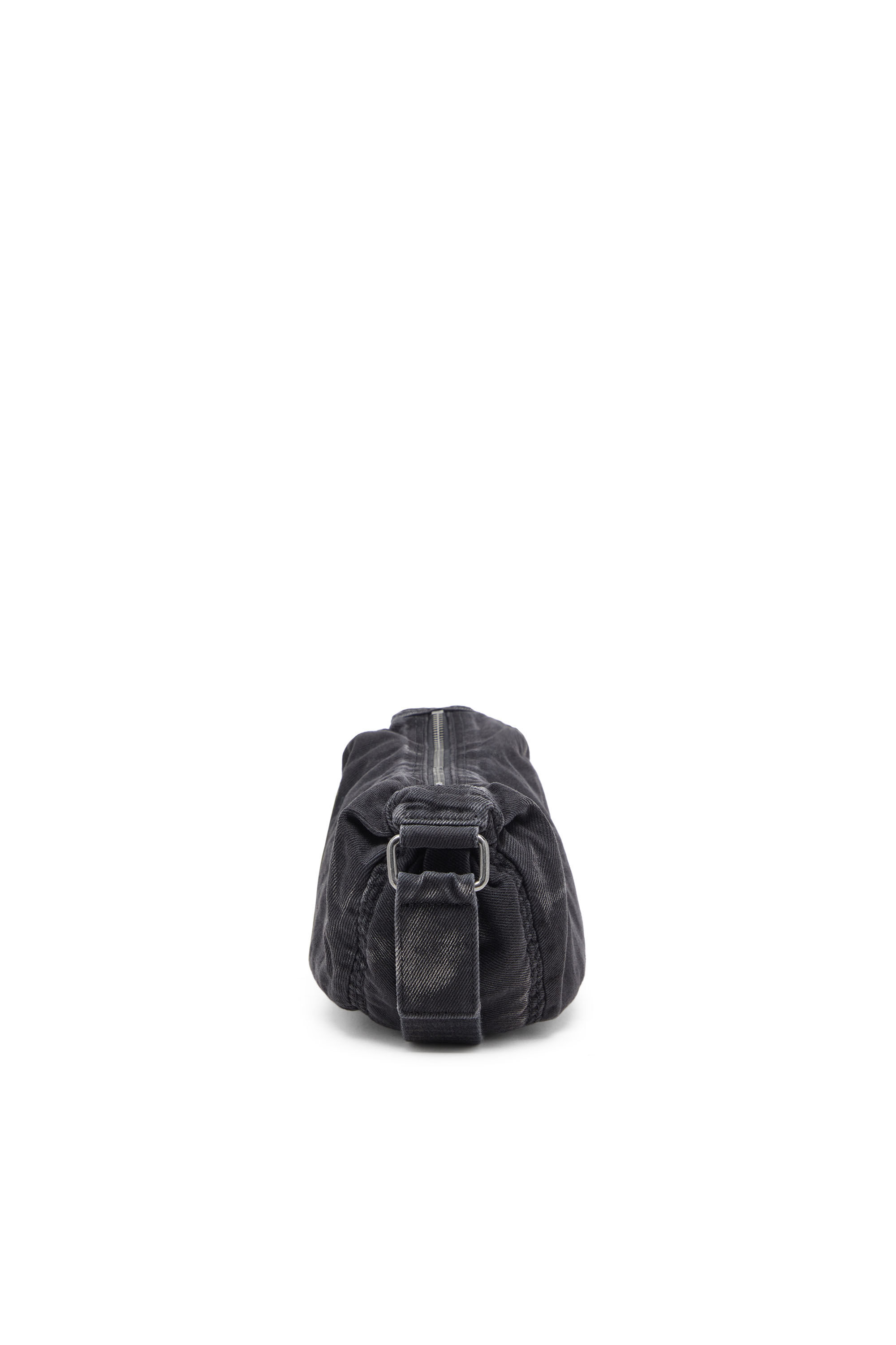 Diesel - RAVE CROSSBODY X, Herren Rave-Kleine Crossbody-Tasche aus verblasstem Denim in Schwarz - 4