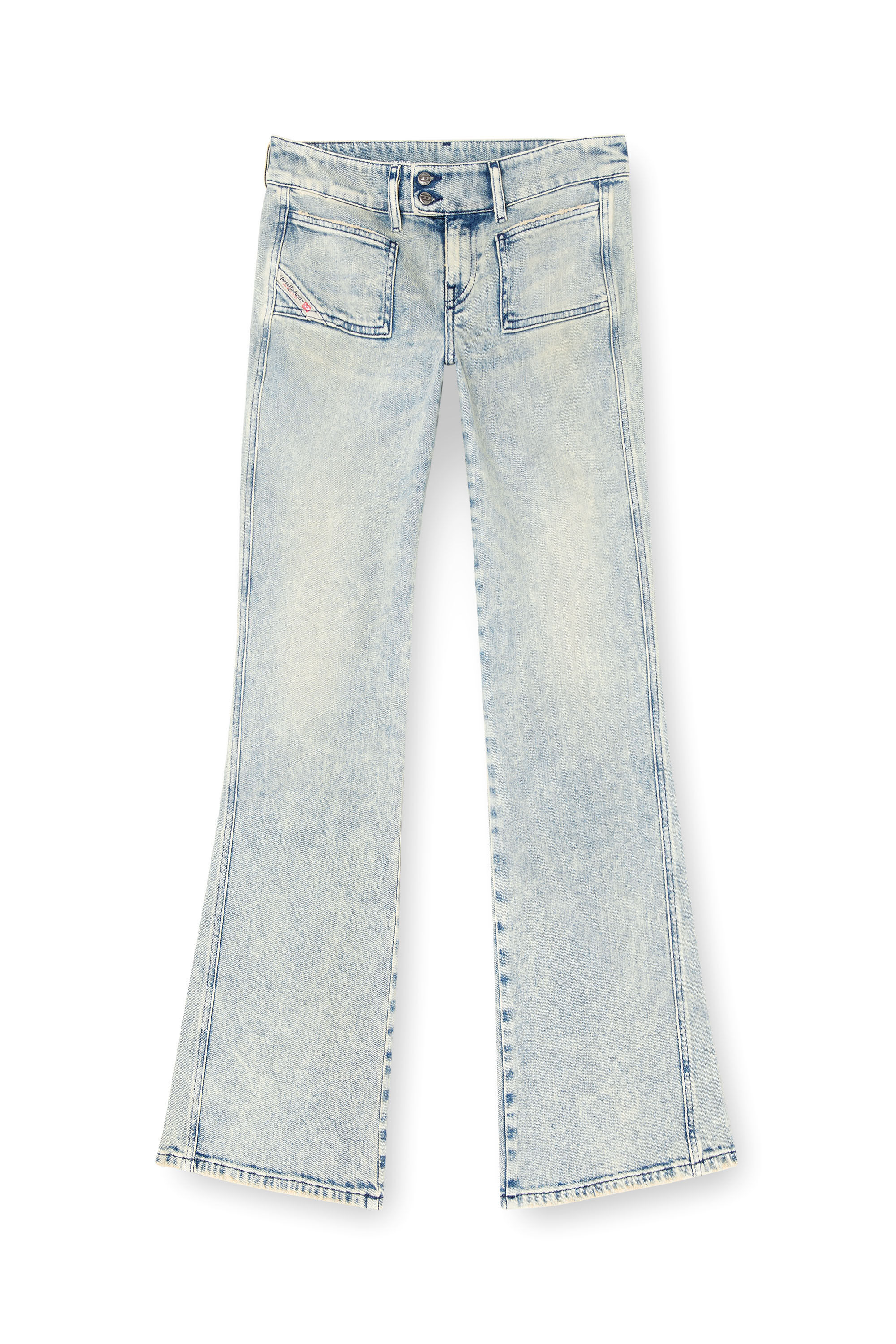Diesel - Damen Bootcut Jeans D-Hush 09L27, Hellblau - 2