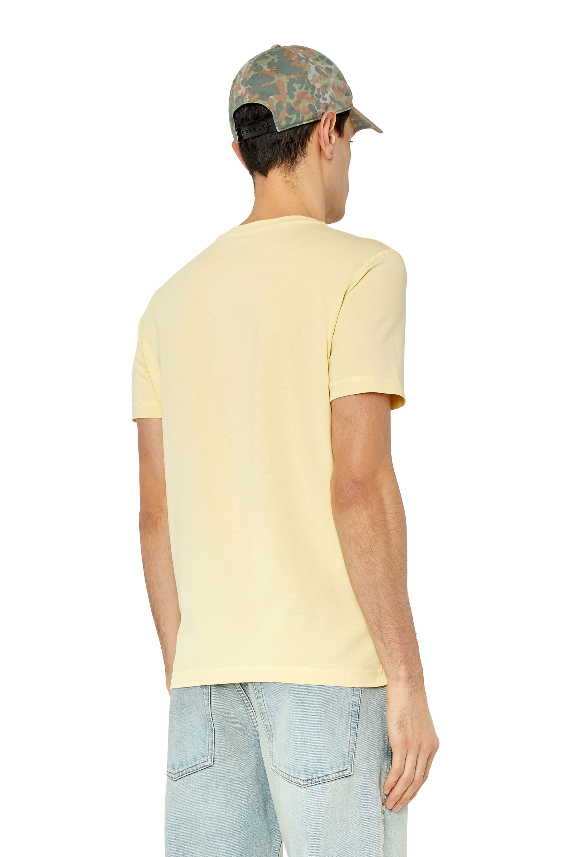 Diesel - T-DIEGOR-G10, Herren T-Shirt mit Utility-Logo-Print in Beige - 4
