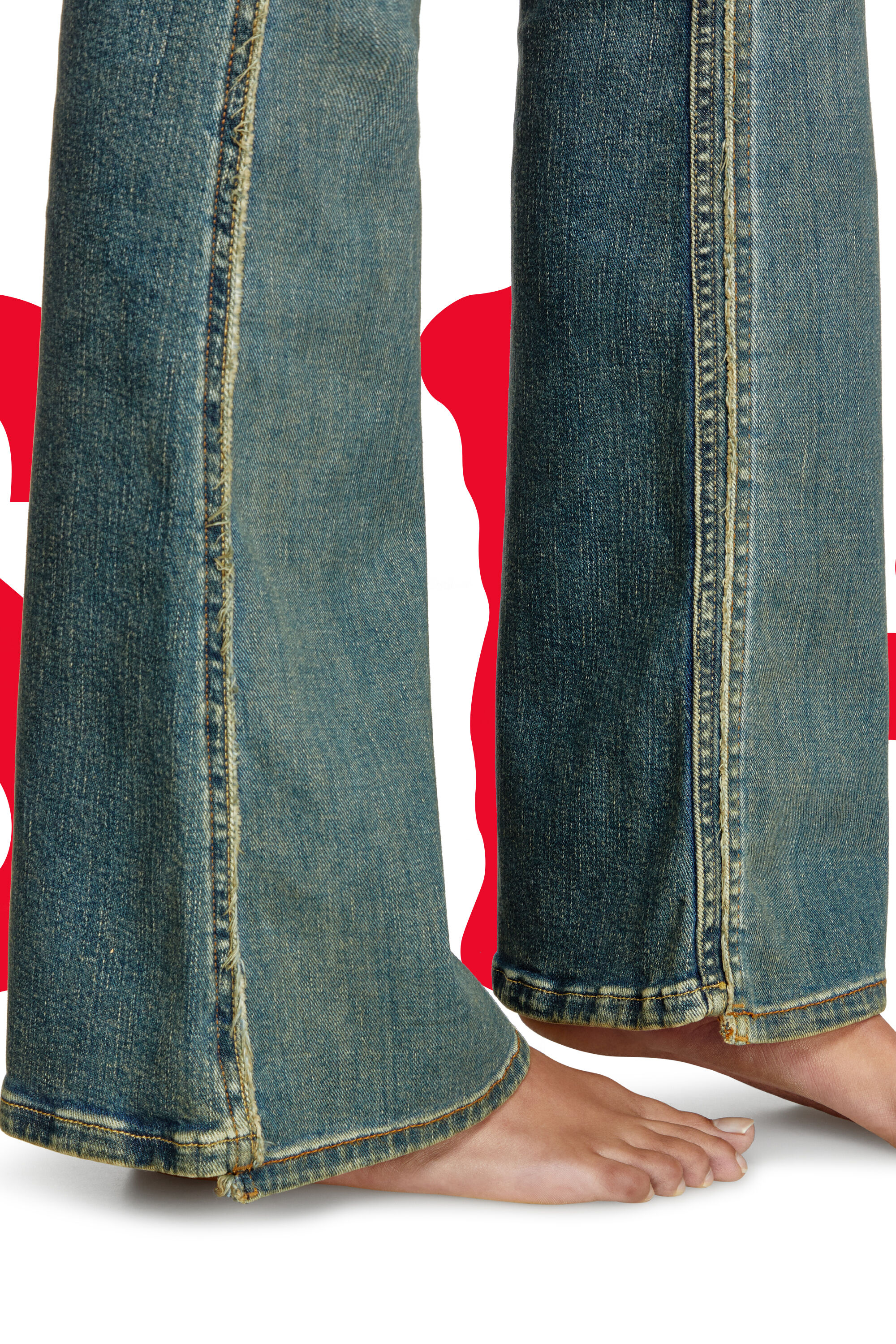 Diesel - Damen Regular Jeans Dieseloves 01 09N01, Dunkelblau - 5