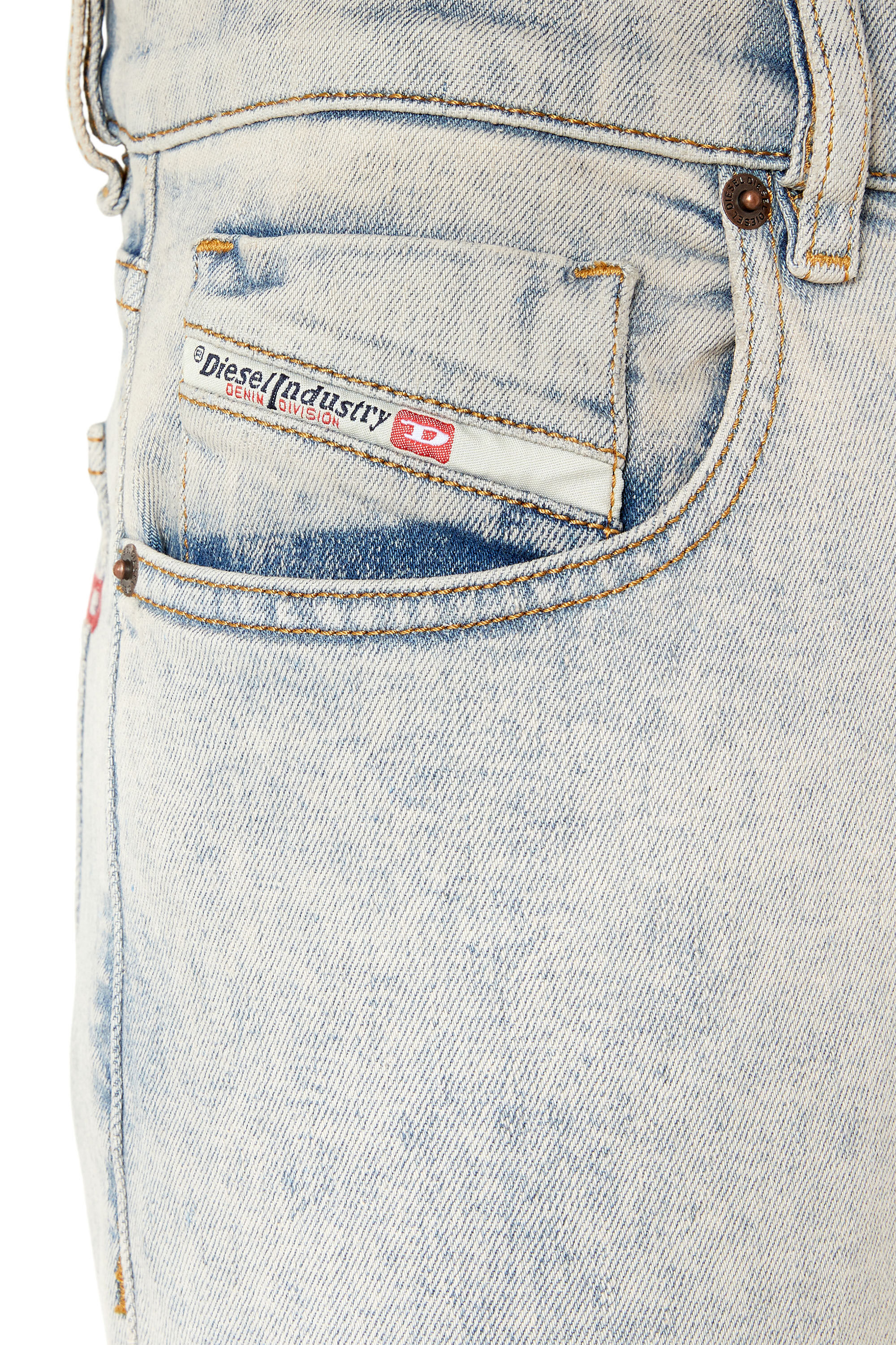 Diesel - Slim Jeans 2019 D-Strukt 09F12, Mittelblau - Image 5