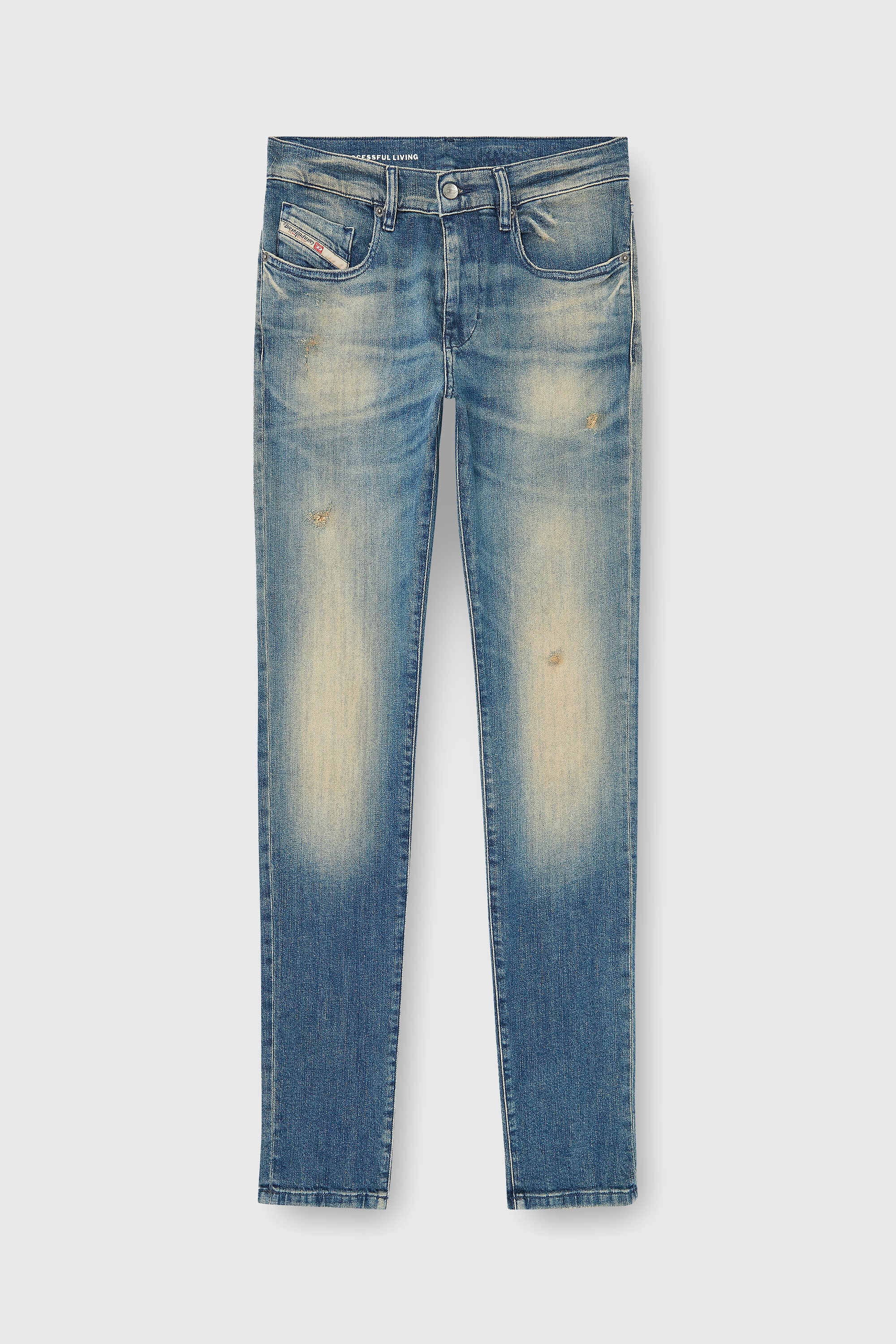 Diesel - Herren Slim Jeans 2019 D-Strukt 0KBBW, Mittelblau - 6