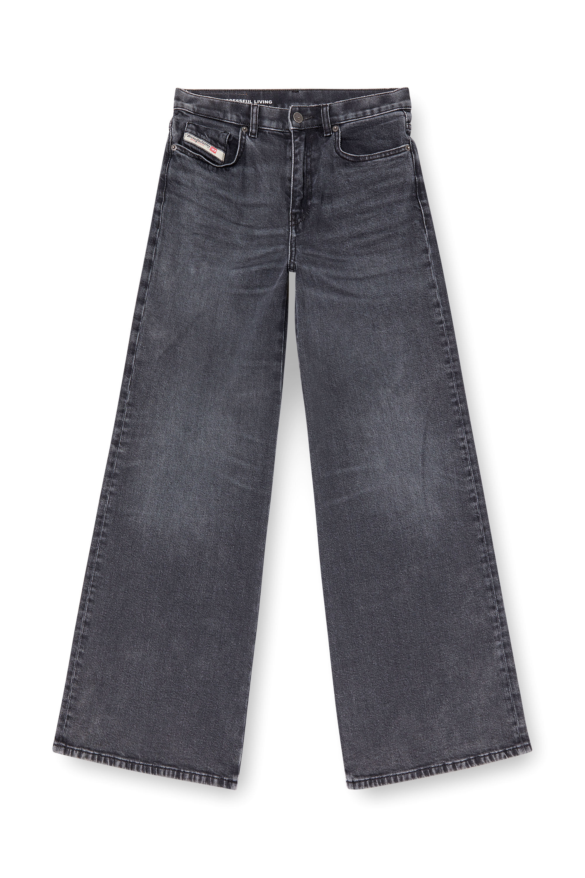 Diesel - Damen Flare Jeans 1978 D-Akemi 0CLBG, Schwarz/Dunkelgrau - 2