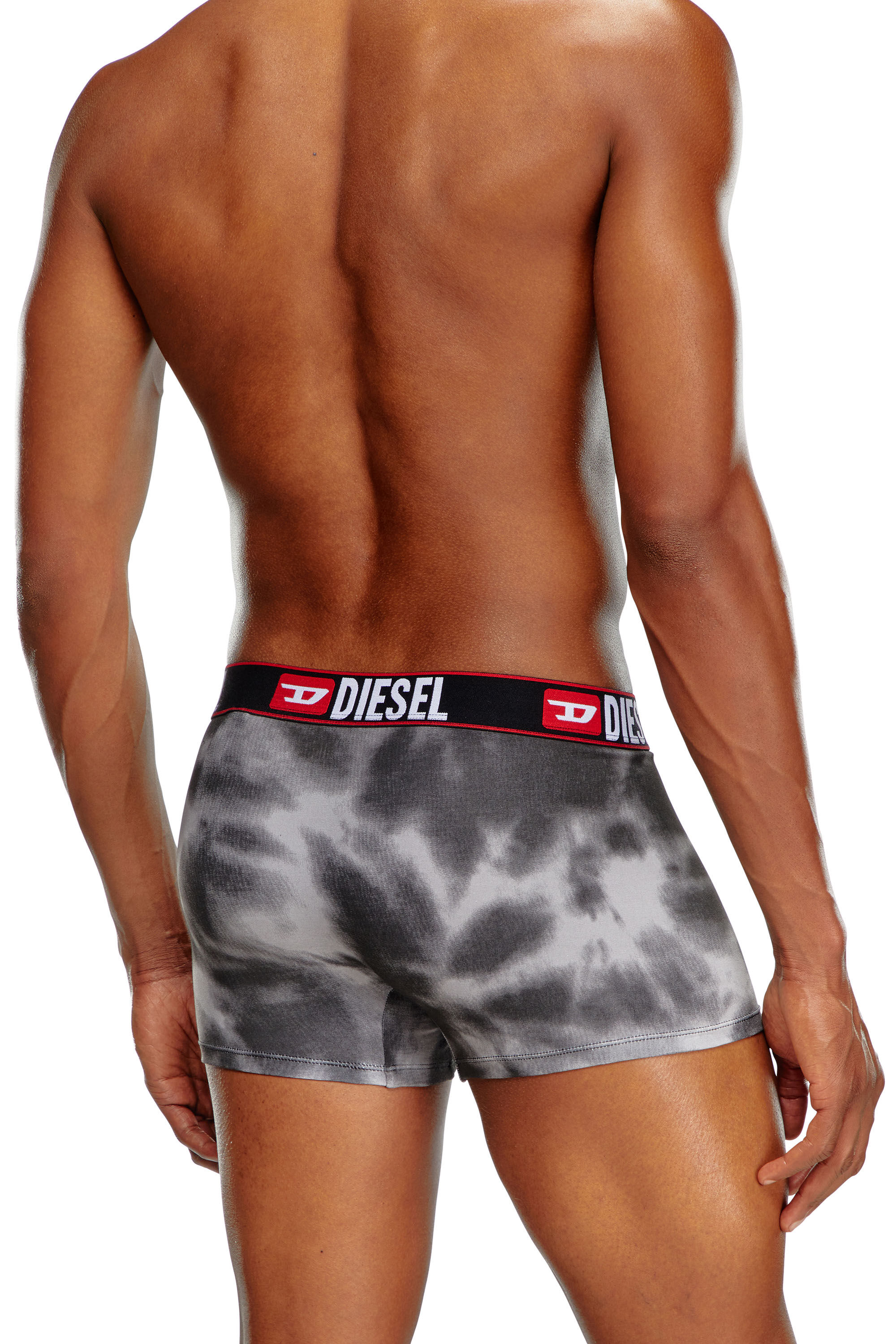 Diesel - UMBX-DAMIENTHREEPACK, Herren Retropants mit Wolken-Motiv im Dreierpack in Schwarz/Grau - 4