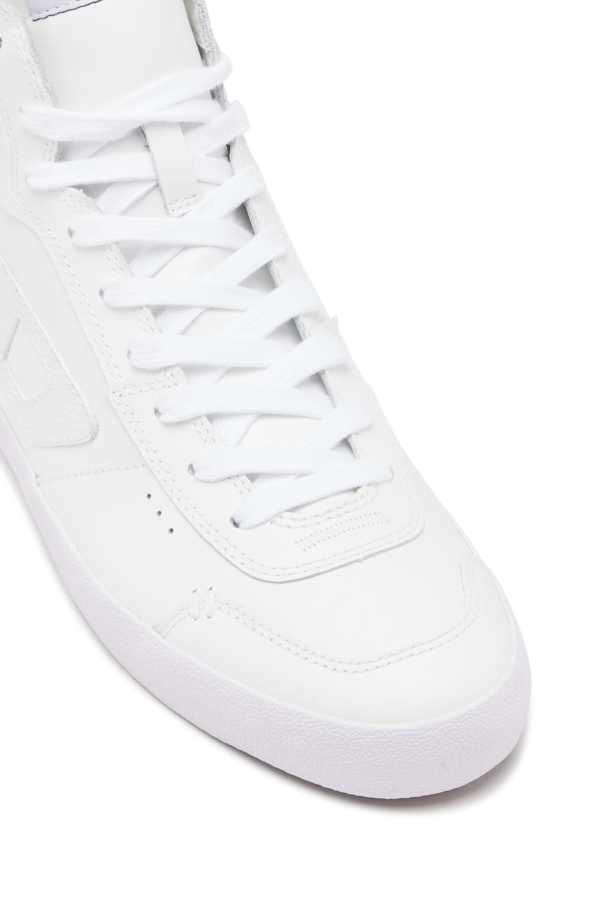 White diesel high top sneakers top