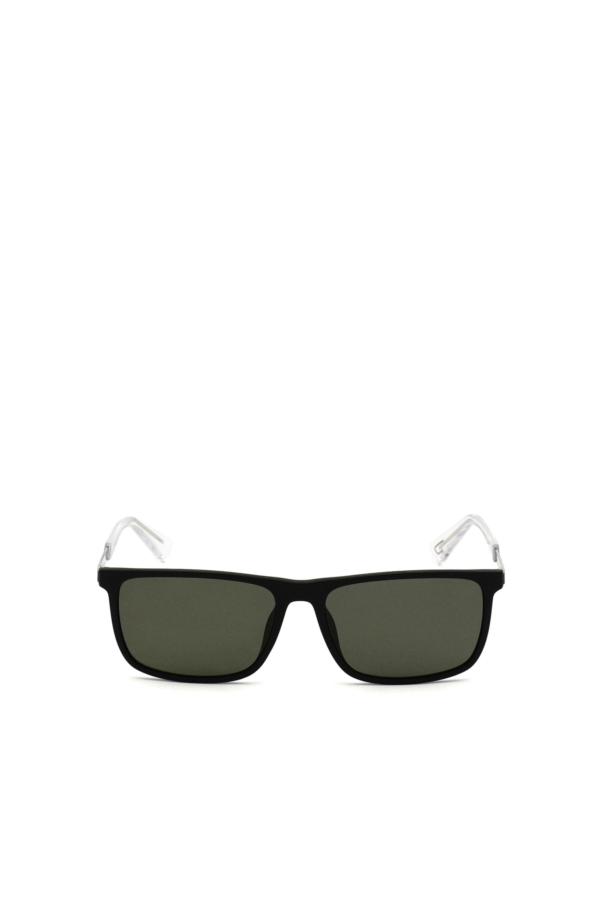 Diesel - DL0312, Herren Injizierte Sonnenbrille in Schwarz - 1