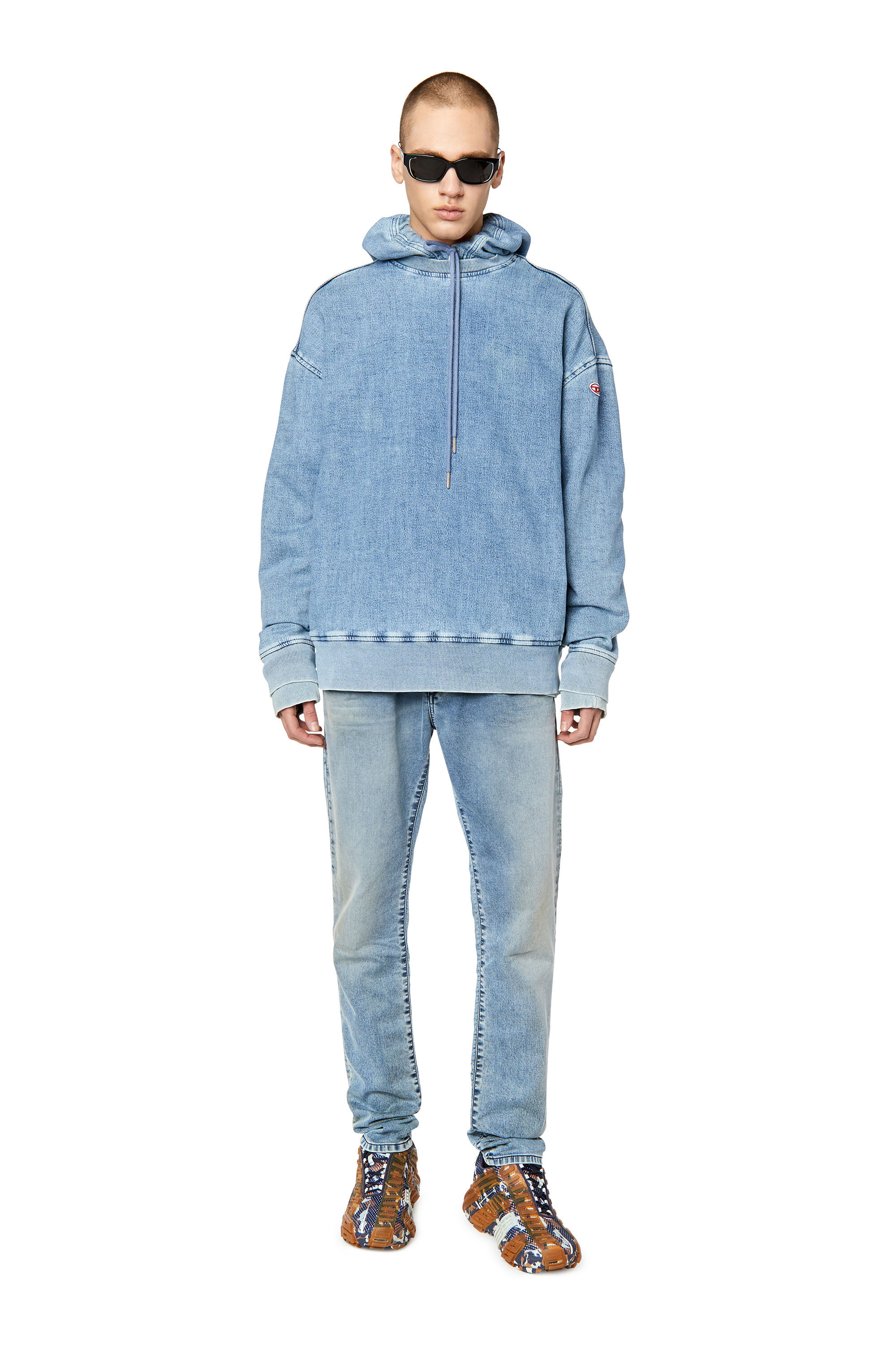Diesel - D-Strukt JoggJeans® 068DU Slim, Hellblau - Image 1