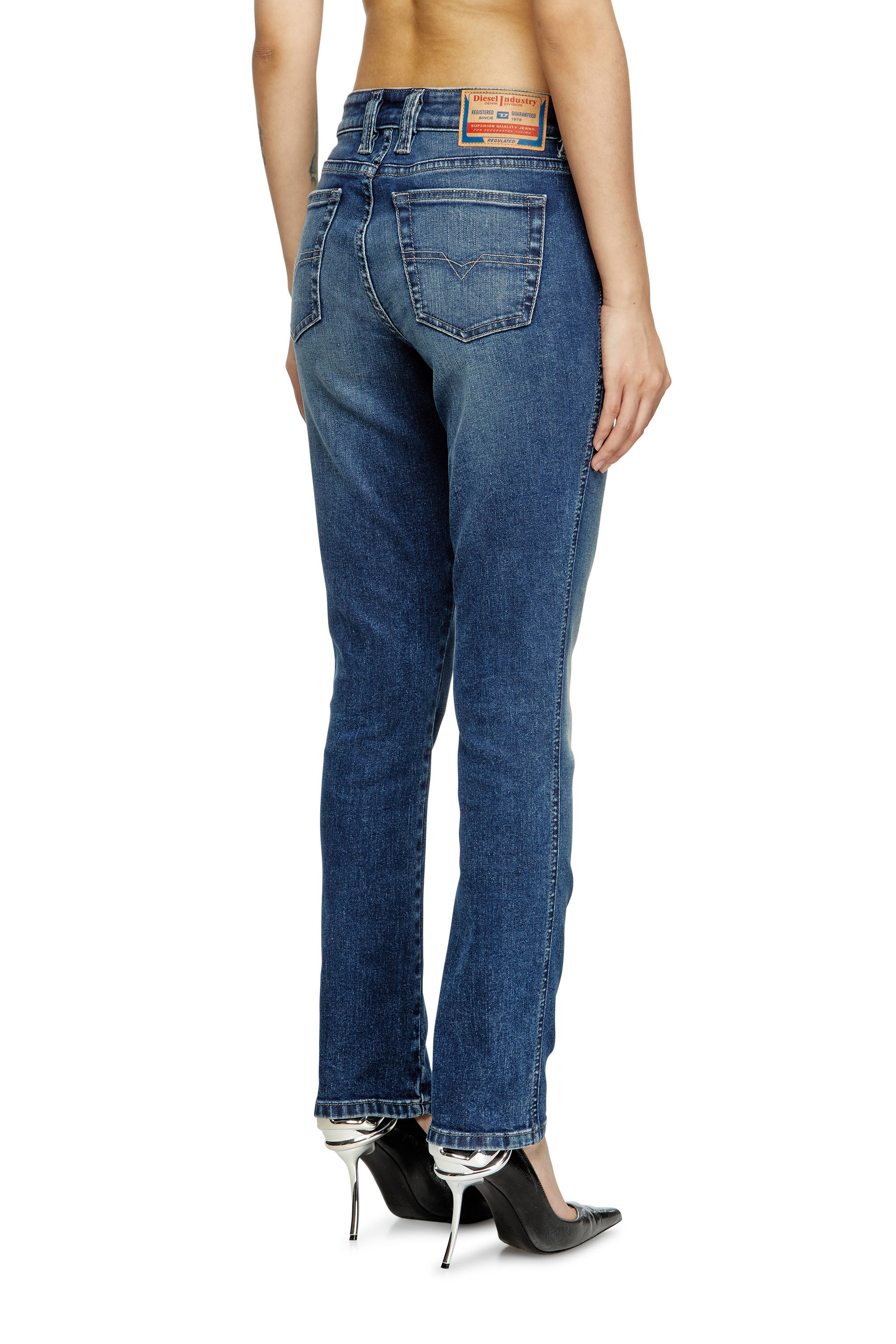 Diesel - Damen Slim Jeans 1992 D-Jiann 0DBEE, Mittelblau - 4
