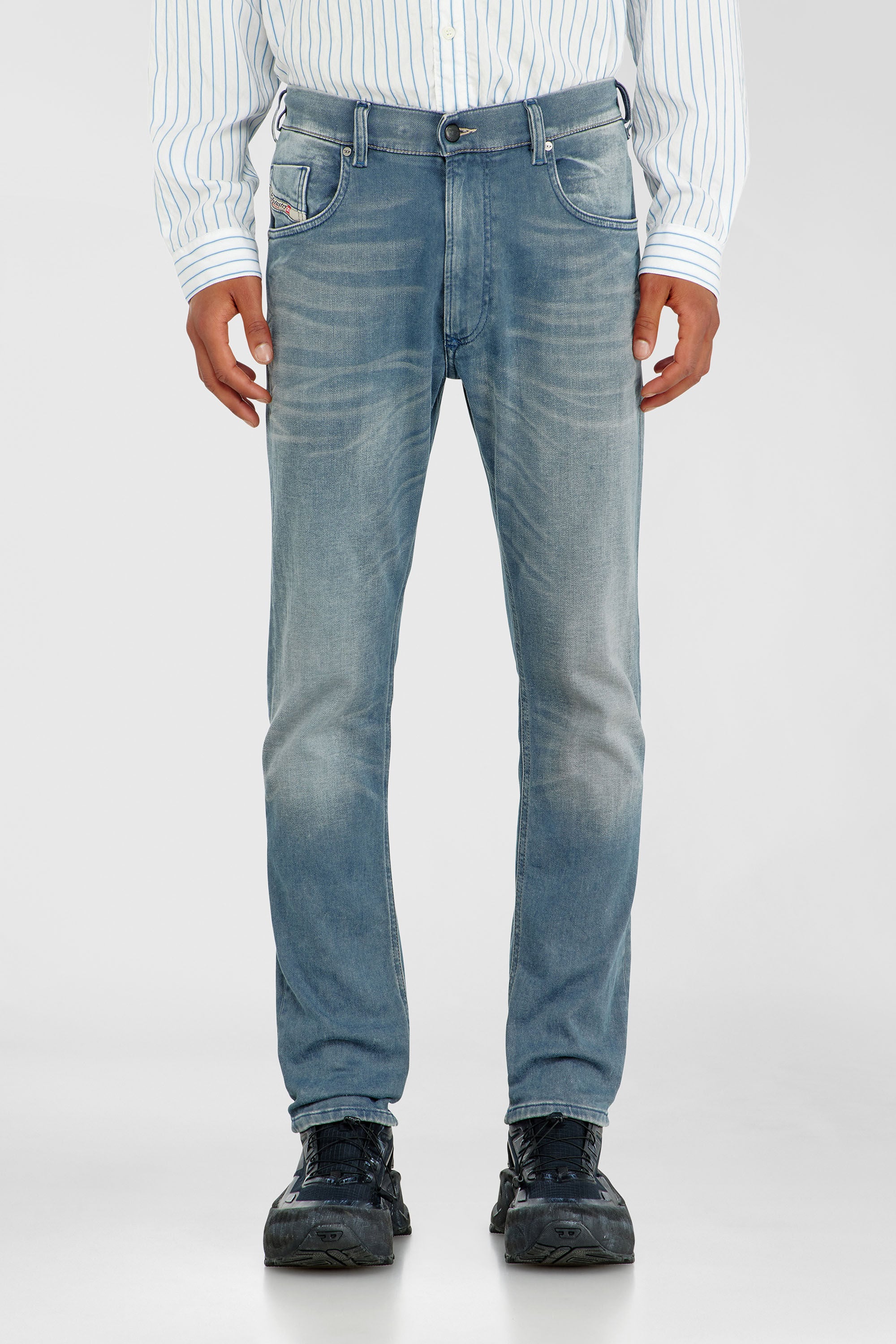 Diesel - Herren Regular 2032 D-Krooley-BW Joggjeans&reg; 09P91, Hellblau - 2