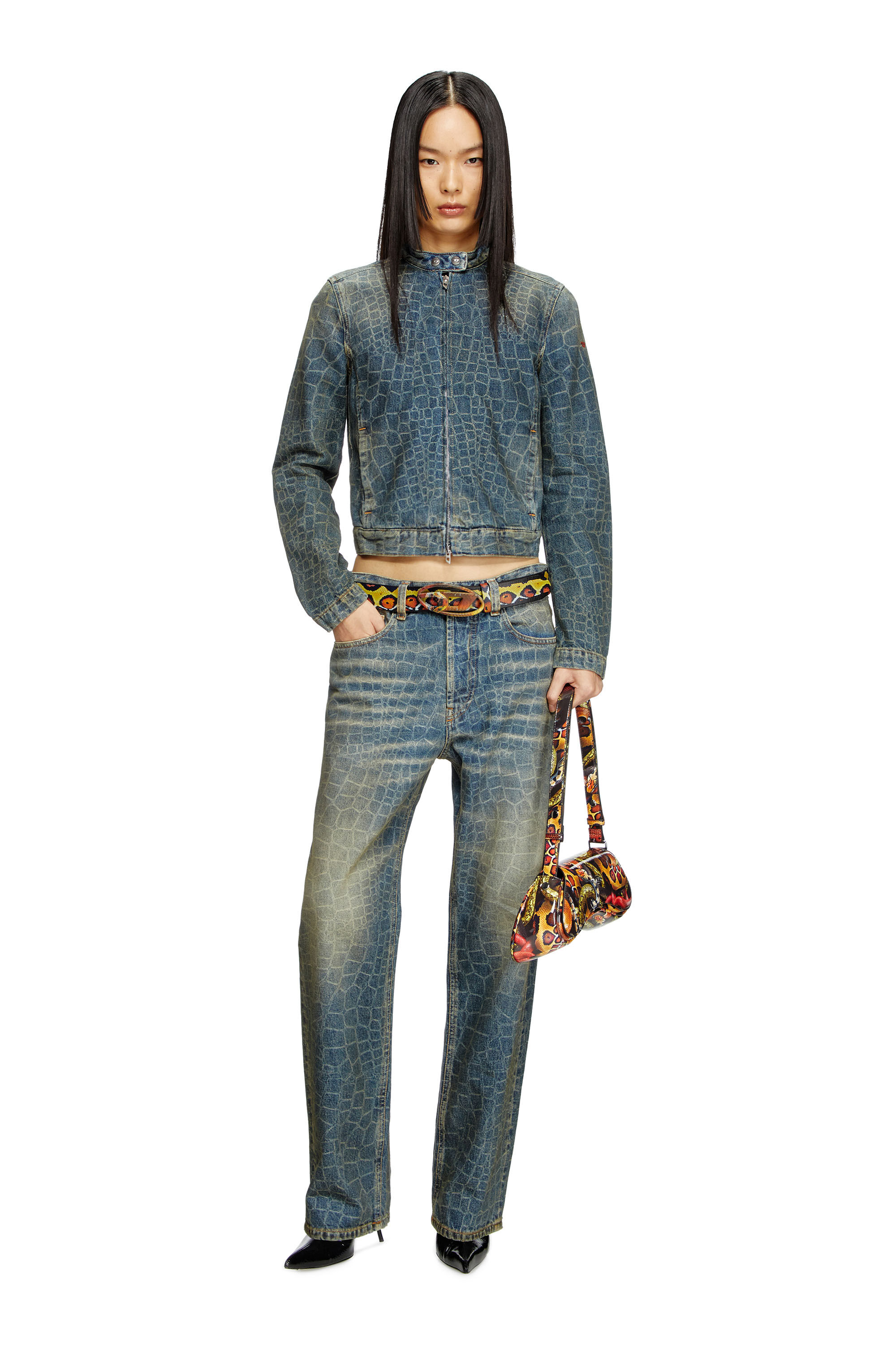 Diesel - Damen Regular Jeans 1988 D-Ark 007BU, Dunkelblau - 1
