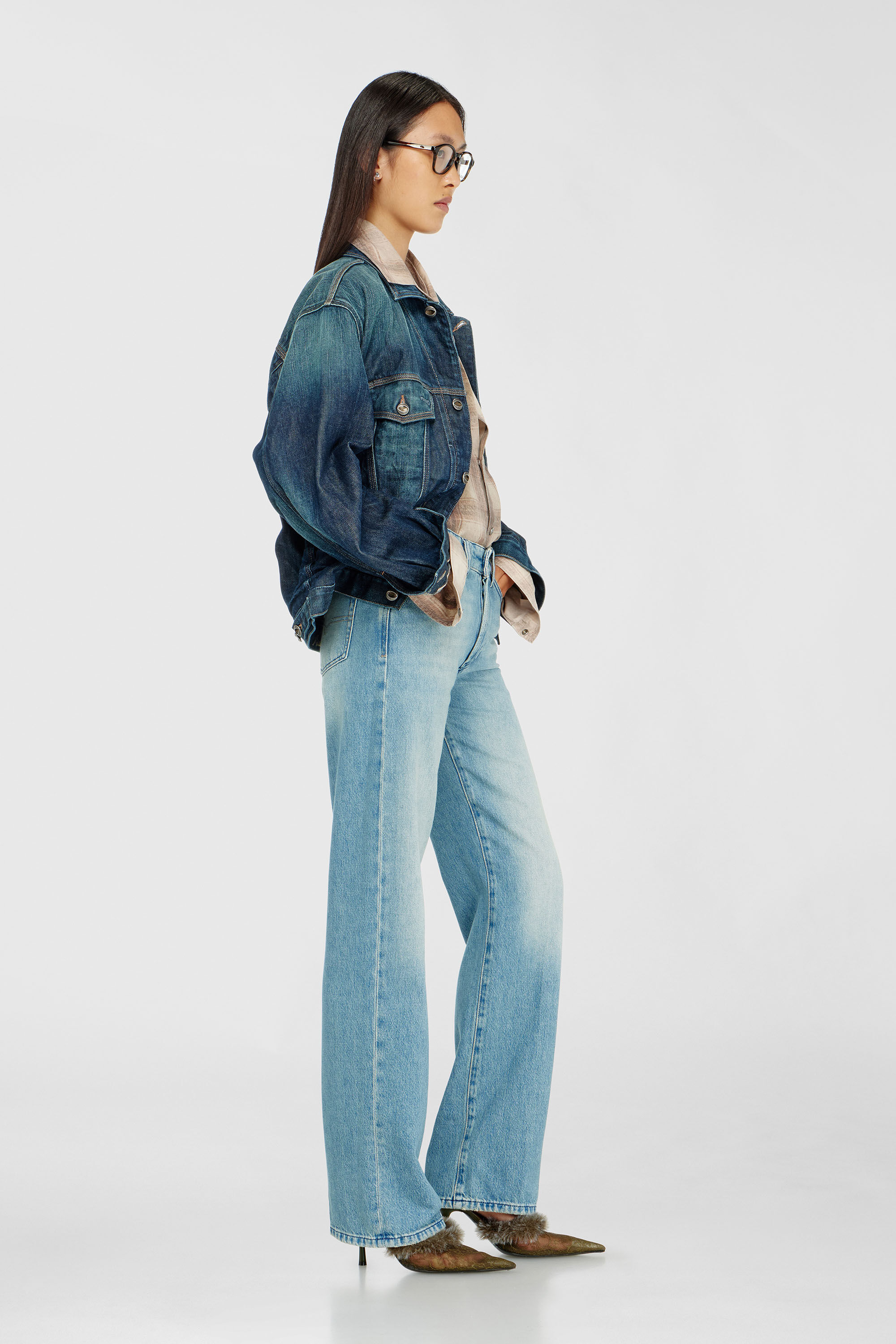Diesel - Damen Regular Jeans 1971 D-Sent 0BEBF, Hellblau - 2