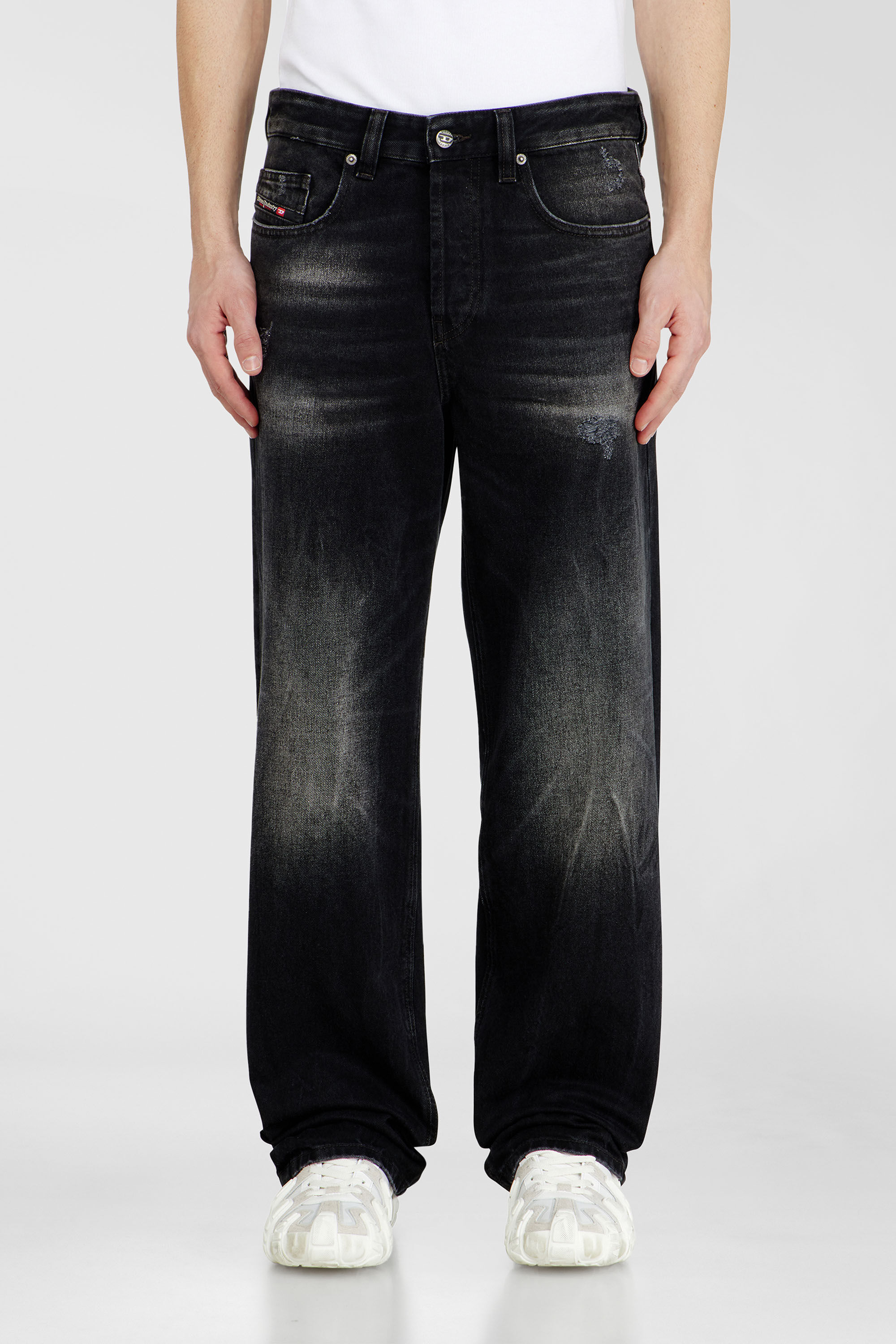 Diesel - Herren Relaxed Jeans 2001 D-Macro 0BEBB, Schwarz - 4