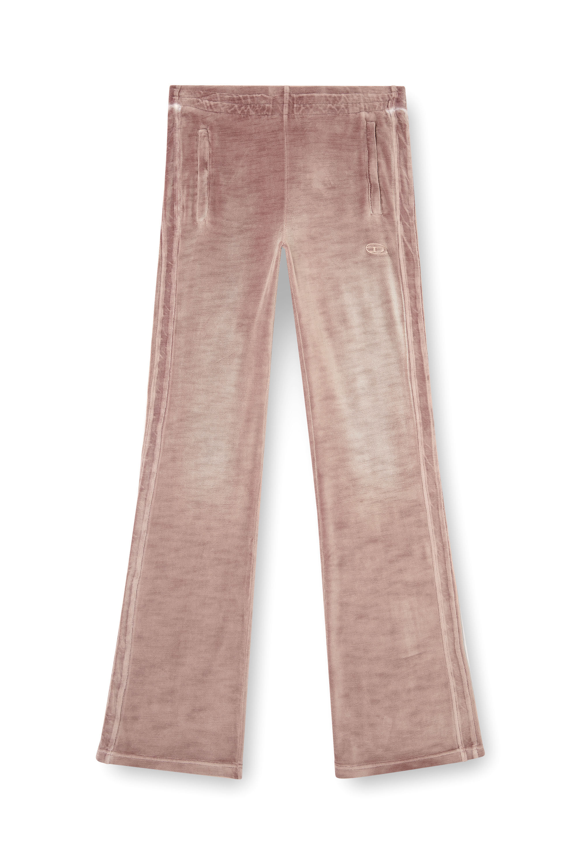 Diesel - P-ELY-Q1, Damen Sweathose mit weitem Bein in Rosa - 2