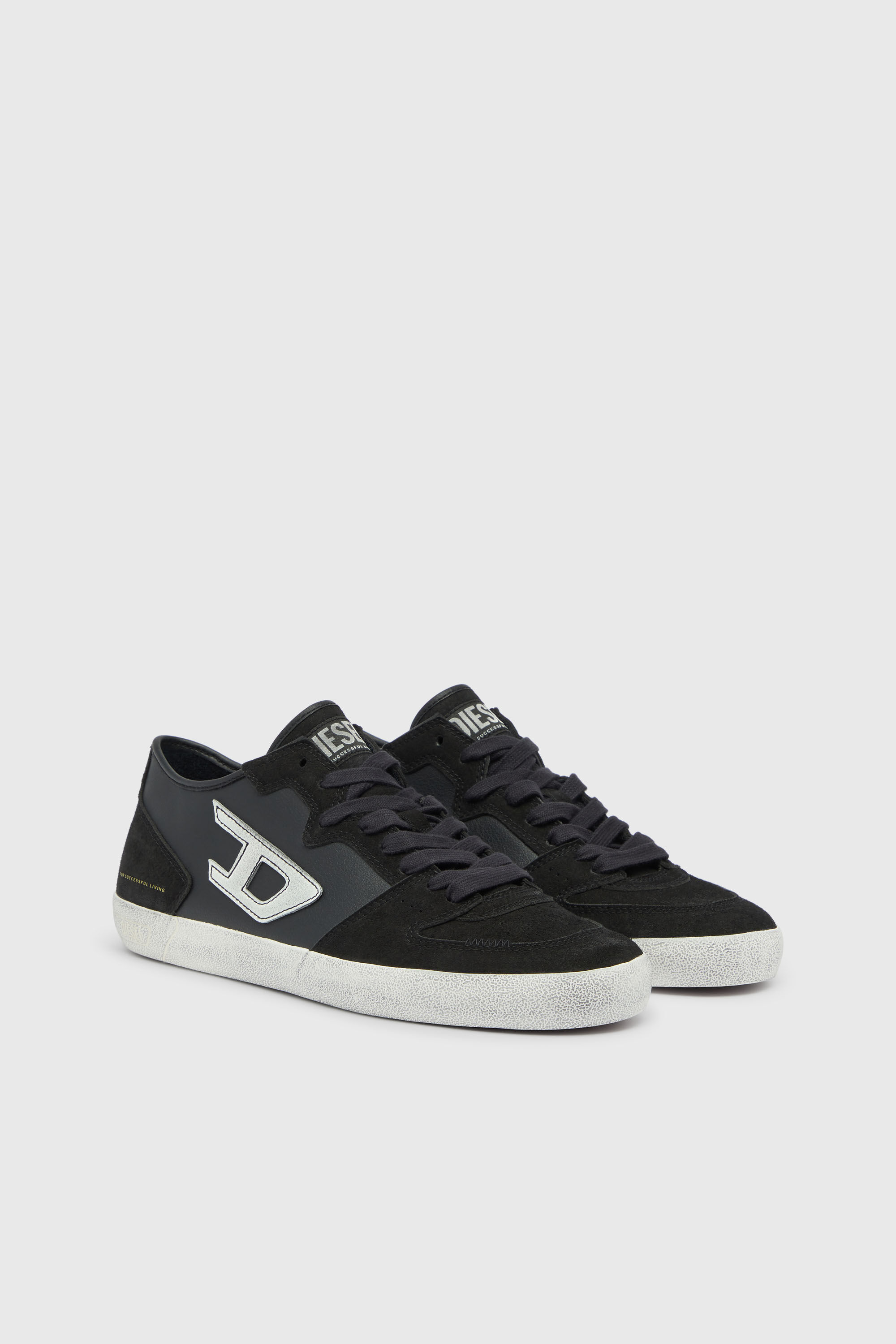 Diesel - S-LEROJI D-2 LOW, Herren S-Leroji-Panelled Sneakers mit D Logo in null - 2