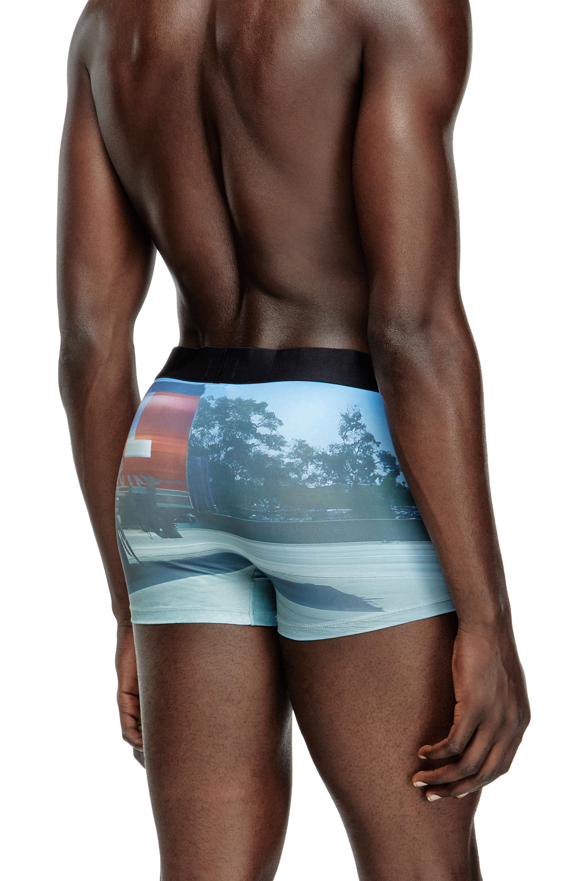 Diesel - DAMIEN-D-POP-40, Herren Retropants mit Pop-Print in Hellblau - 4