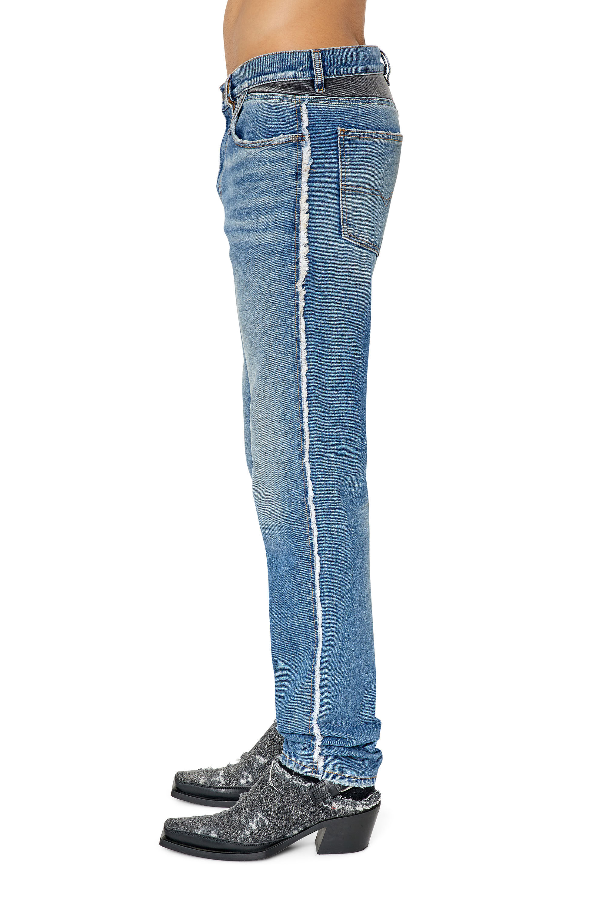Diesel - 1995 D-Sark 09F20 Straight Jeans, Mittelblau - Image 4