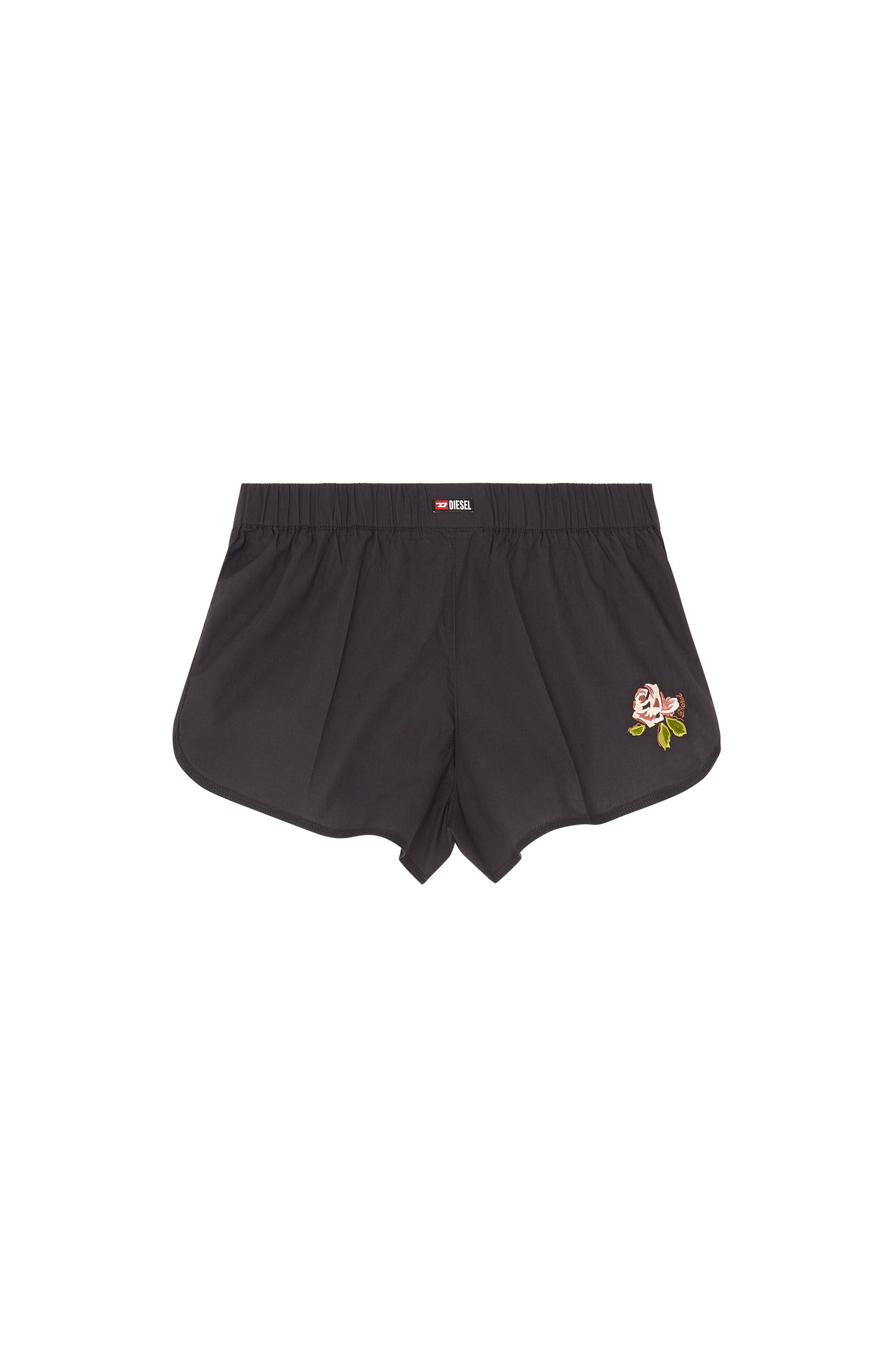 Diesel - ELOISE-D-CORE, Damen Boxershorts aus Baumwolle mit Blumenstickerei in null - 2