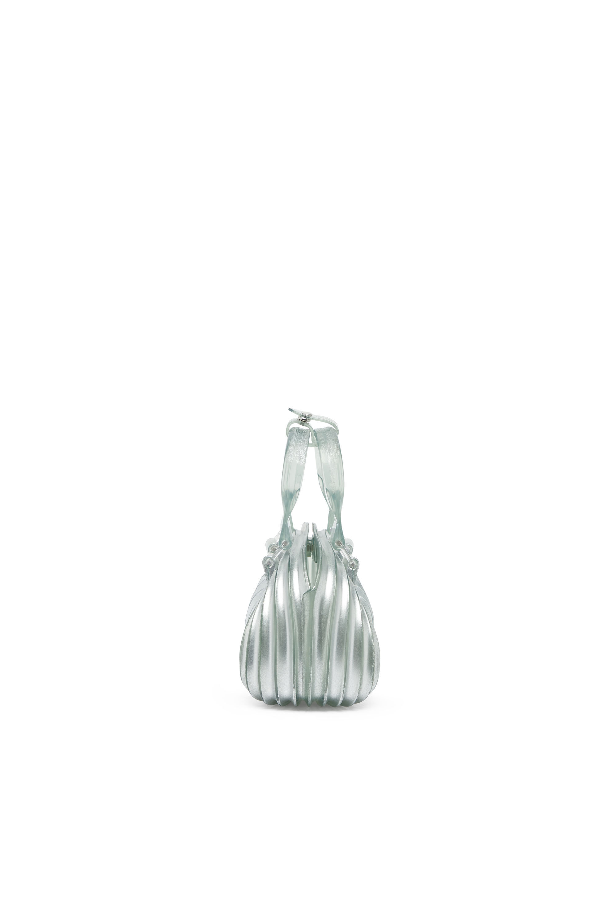 Diesel - MELISSA QUANTUM DOME, Damen Quantum Dome &ndash; Handtasche aus Melflex&reg; in Silber - 5