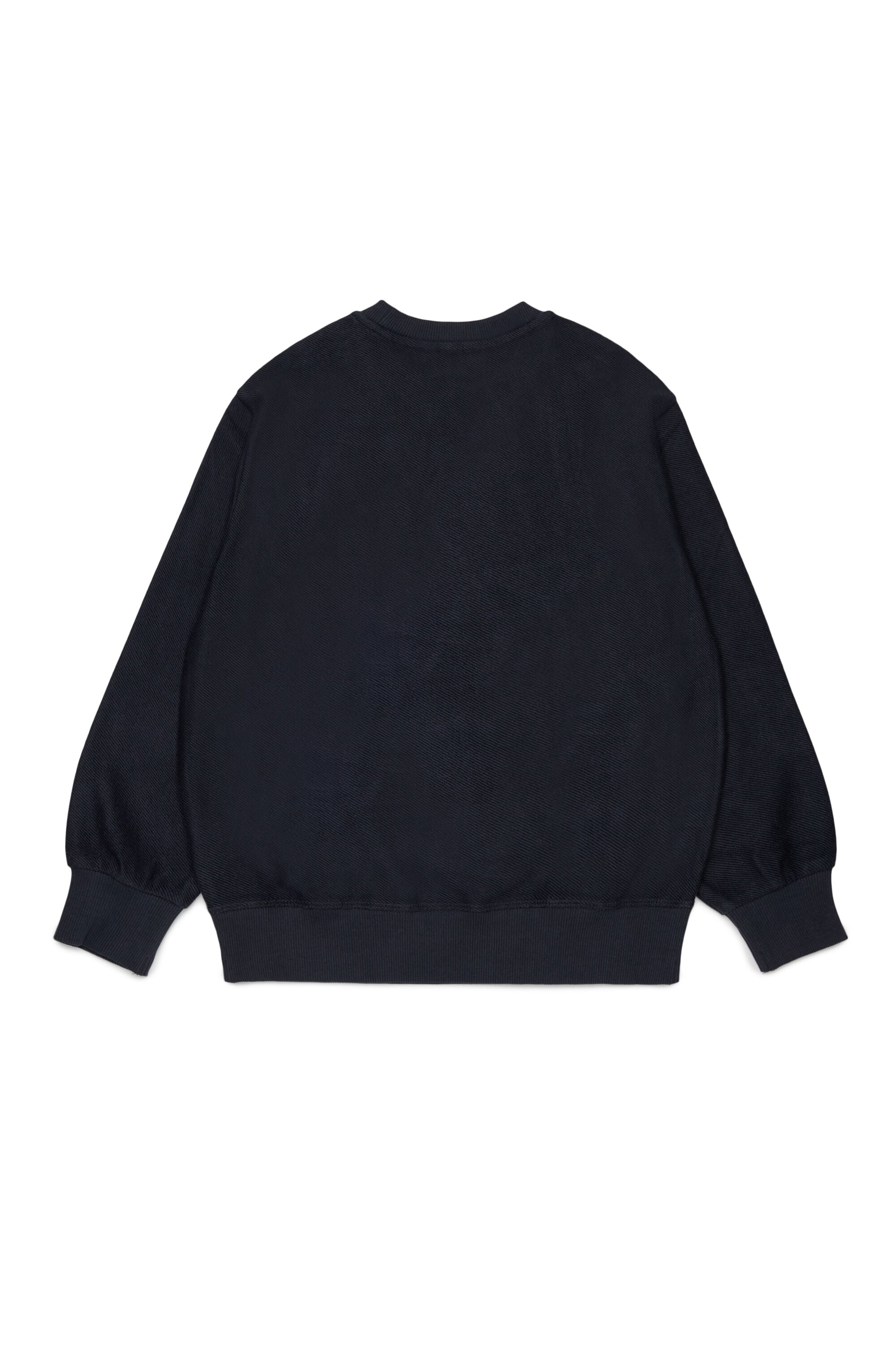 Diesel - SFRIT OVER, Herren Sweatshirt mit Streifen und Oval D Logo in Schwarz - 2