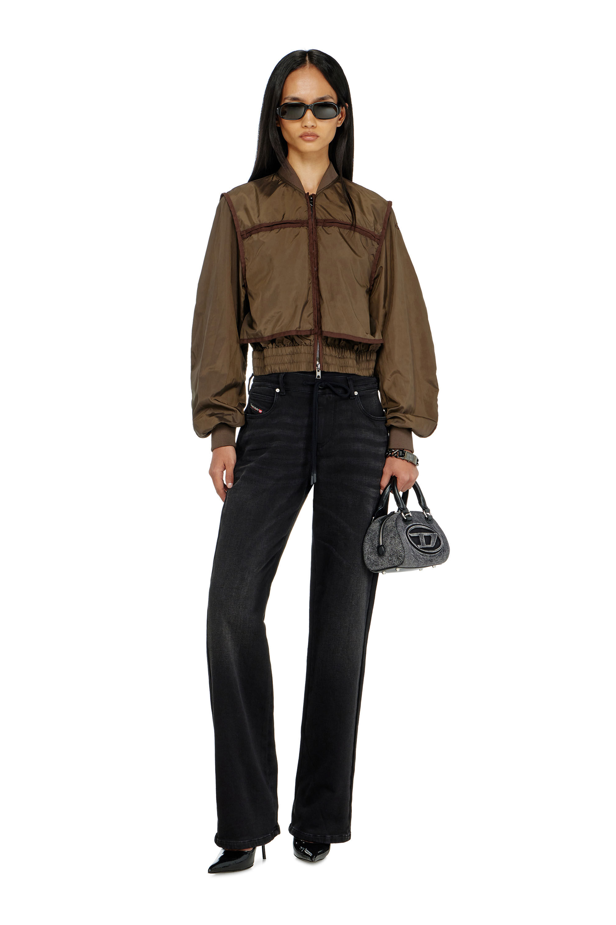 Diesel - Damen Regular 2071 D-Meel Joggjeans&reg; 09P90, Schwarz/Dunkelgrau - 1