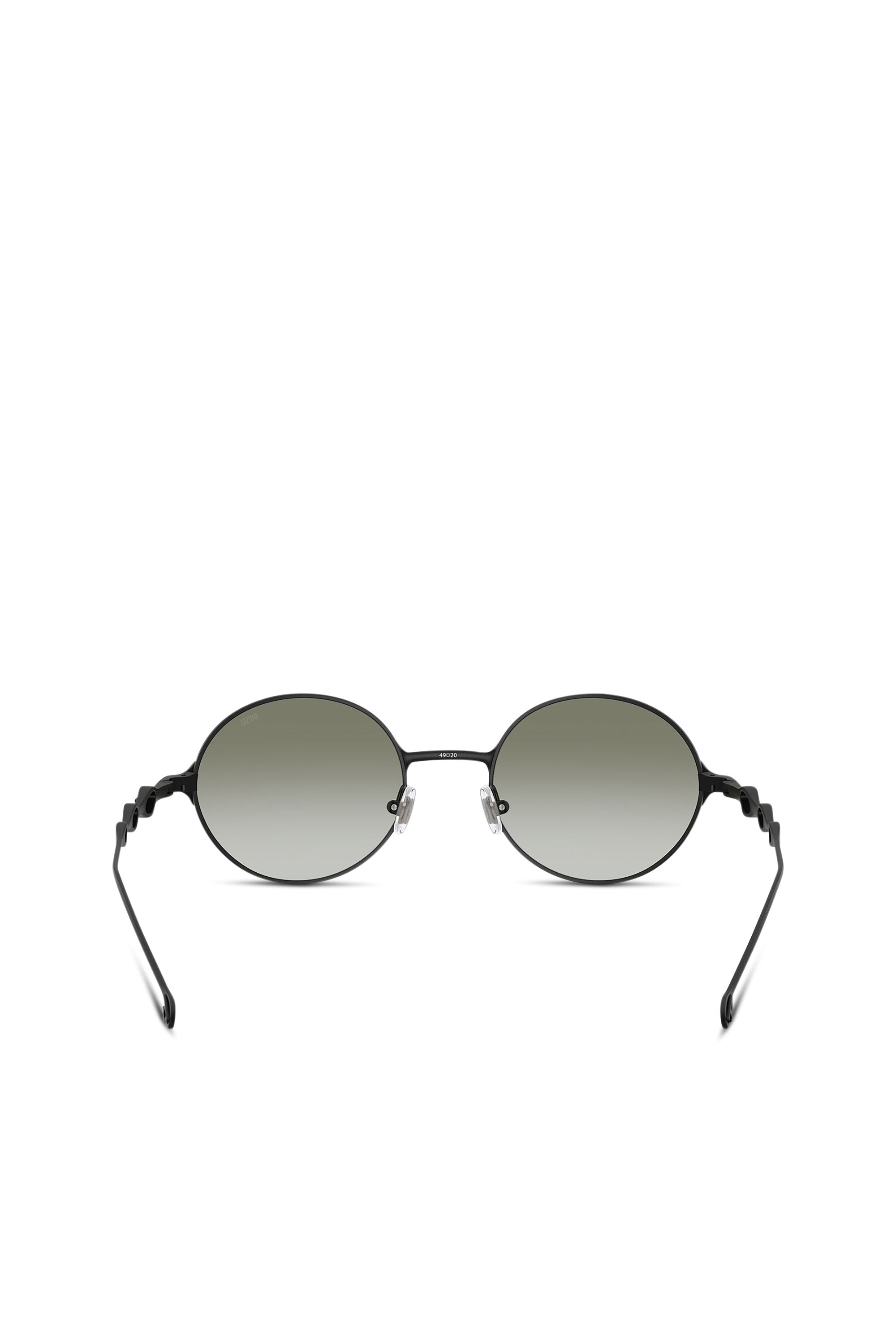 Diesel - 0DL1008, Unisex Quadratische Sonnenbrillen in Schwarz/Grün - 3