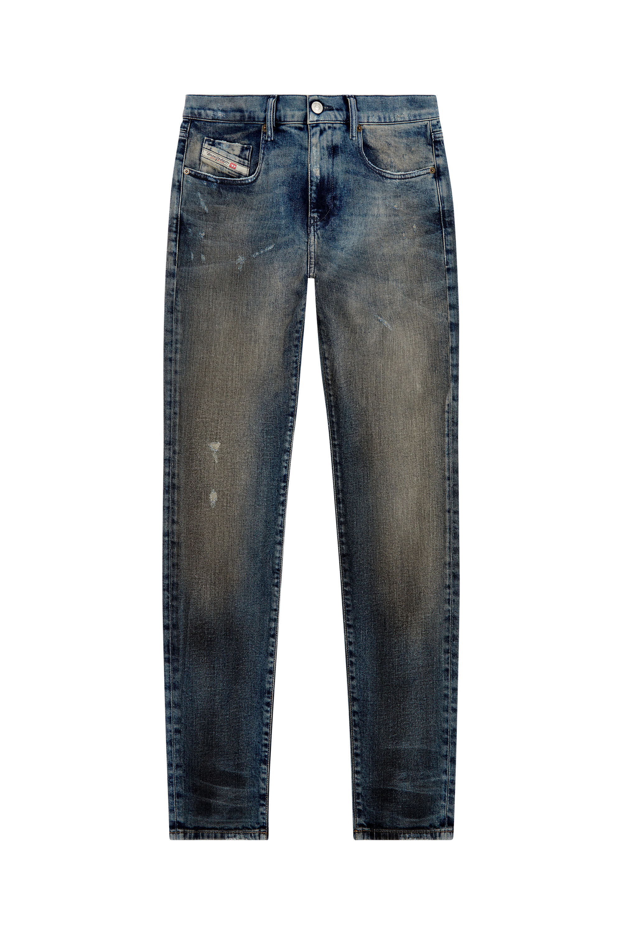 Diesel - Slim Jeans 2019 D-Strukt 09H54, Dunkelblau - Image 2