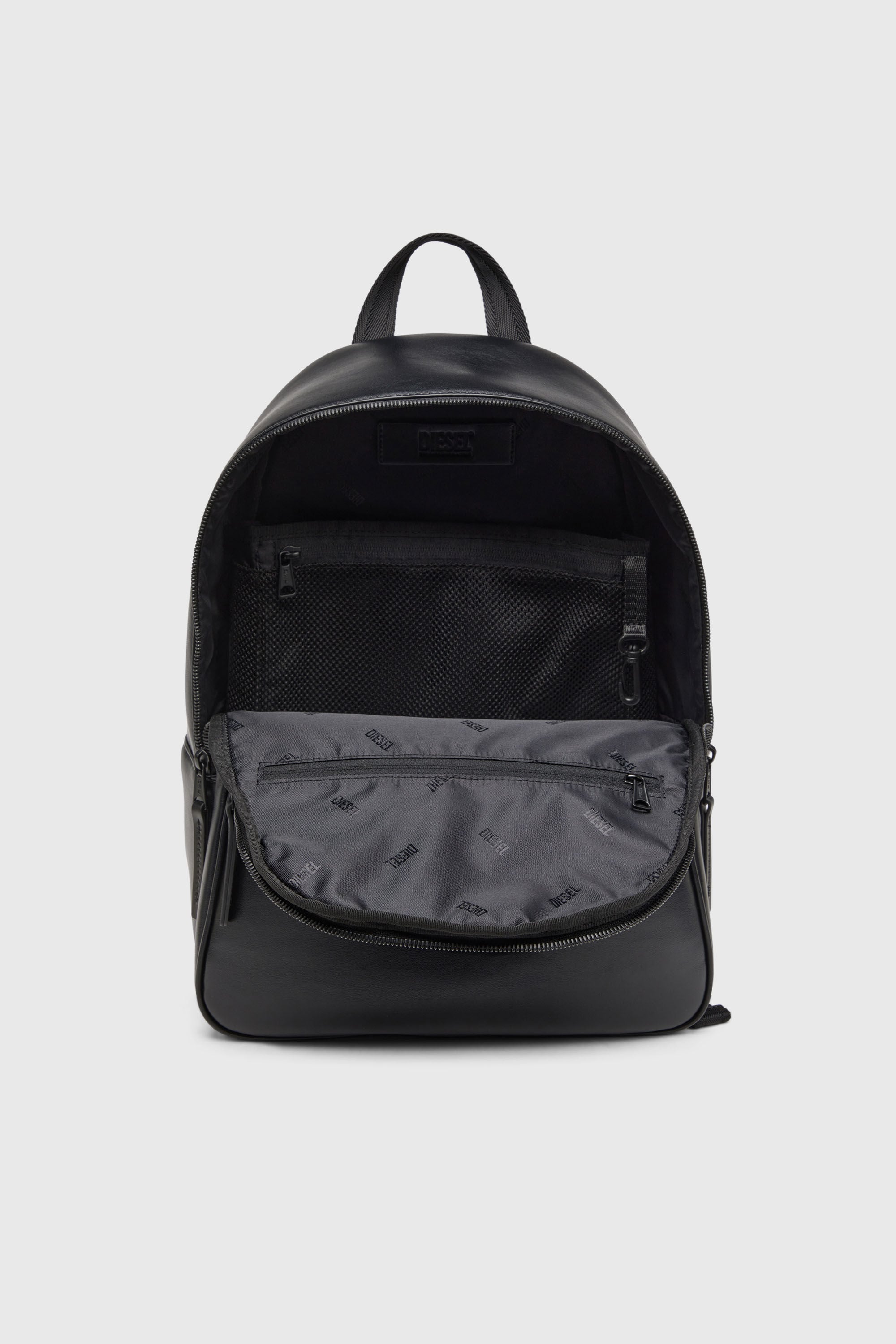 Diesel - HOLI-D BACKPACK M, Herren Holi-D-Rucksack aus Neopren und PU in Schwarz - 4