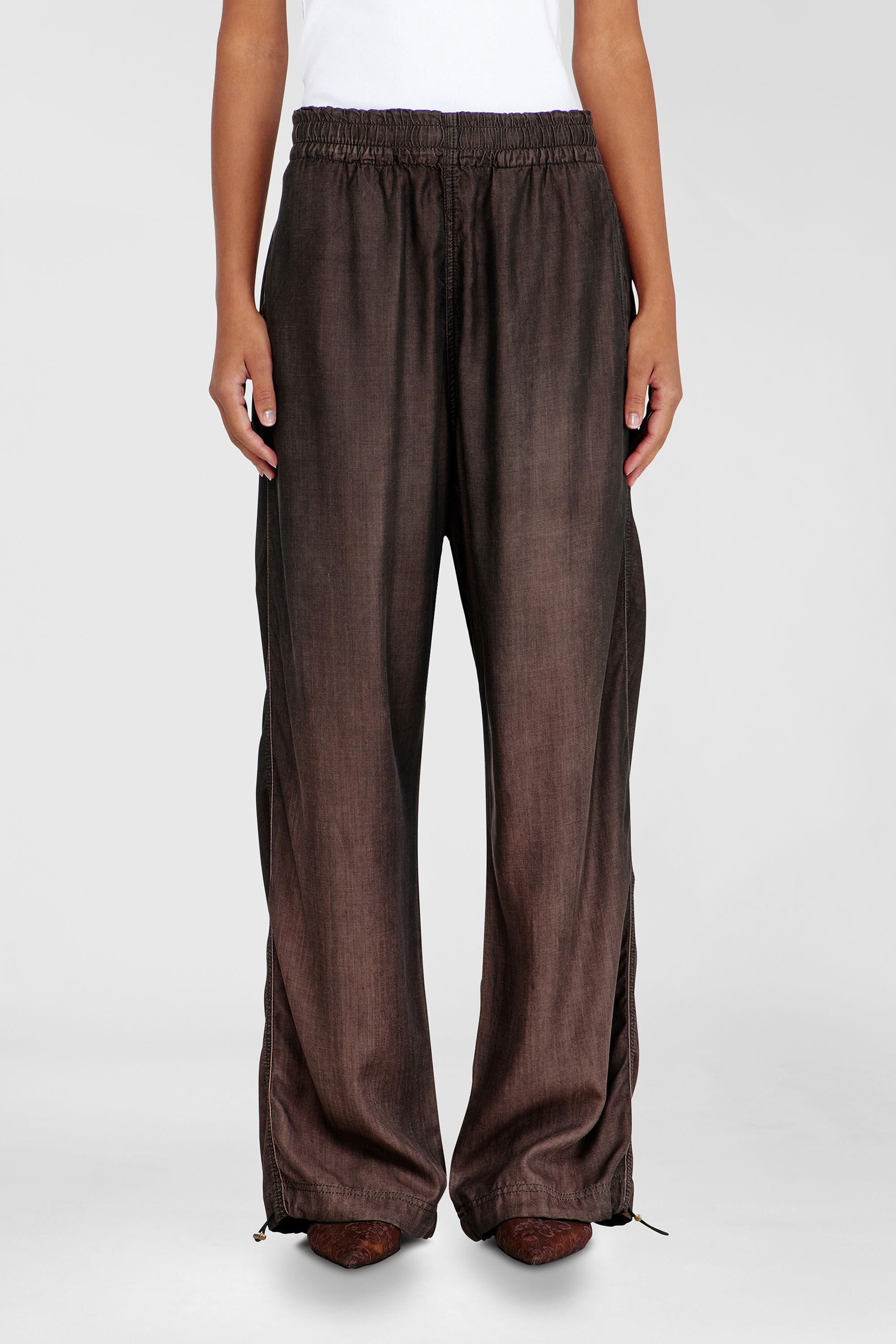 Diesel - Unisex Relaxed Jeans D-Roder 068YF, Dunkelbraun - 4
