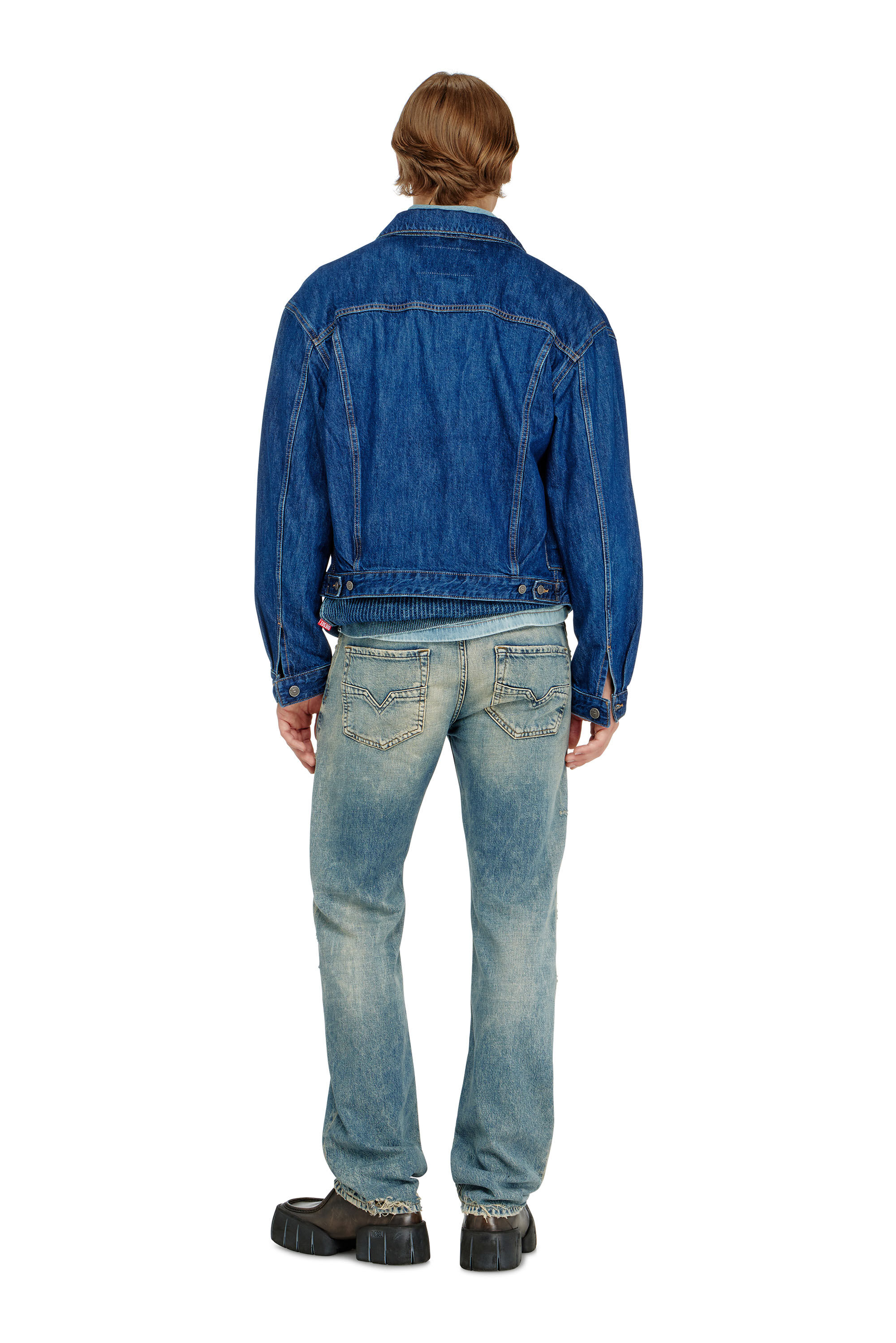 Diesel - Herren Regular Jeans 1985 Larkee 09P62, Mittelblau - 3
