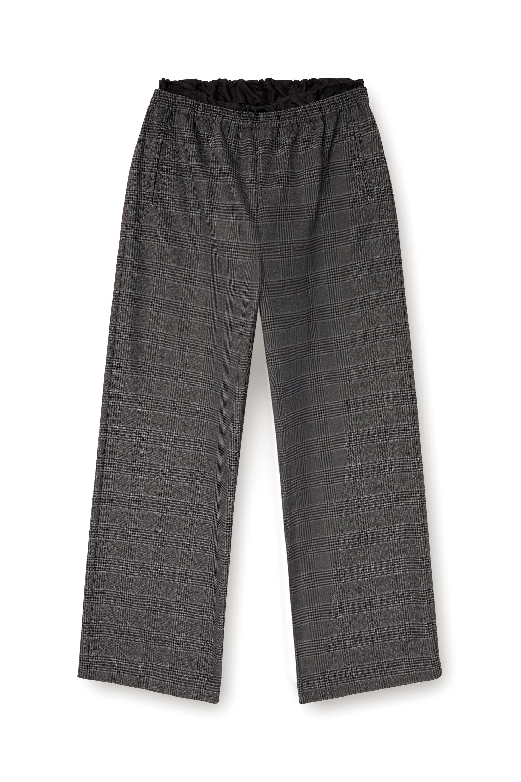 Diesel - P-YRITE, Damen Wollhose mit Leistentaschen in Schwarz - 2