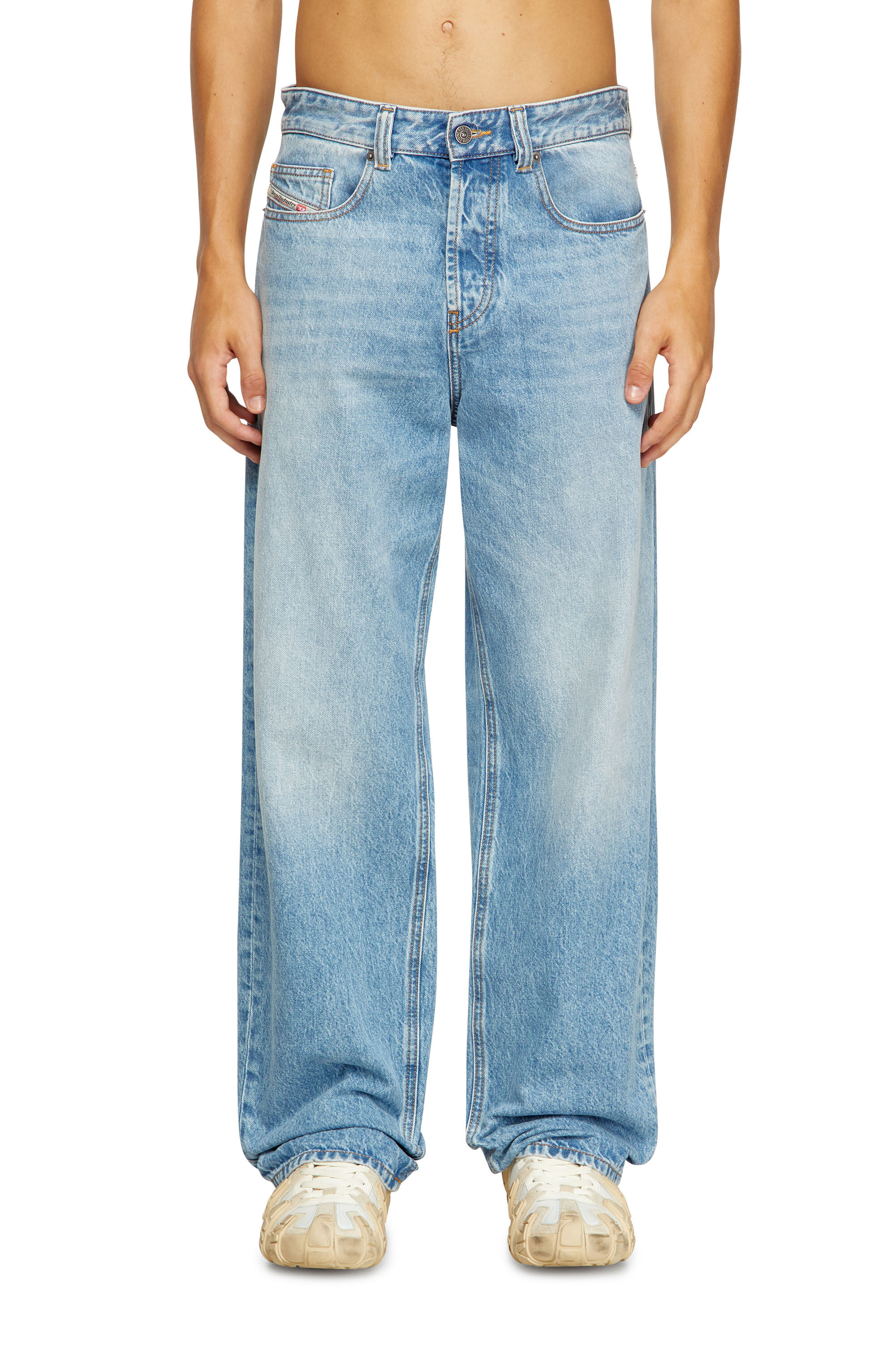 Diesel - Herren Relaxed Jeans 2001 D-Macro 09I29, Hellblau - 3