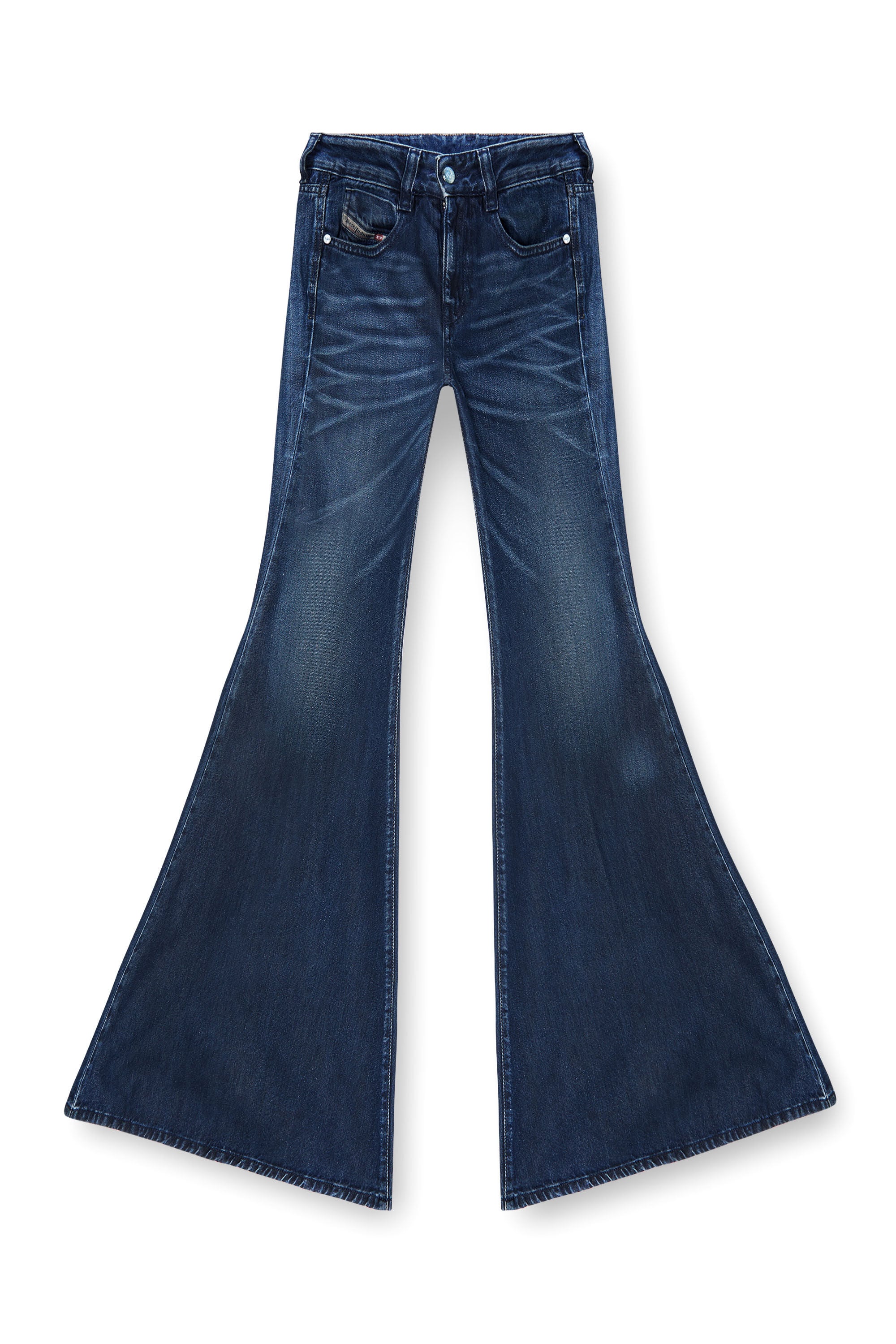 Diesel - Damen Flare Jeans 1970 D-Bleess 09N21, Dunkelblau - 6
