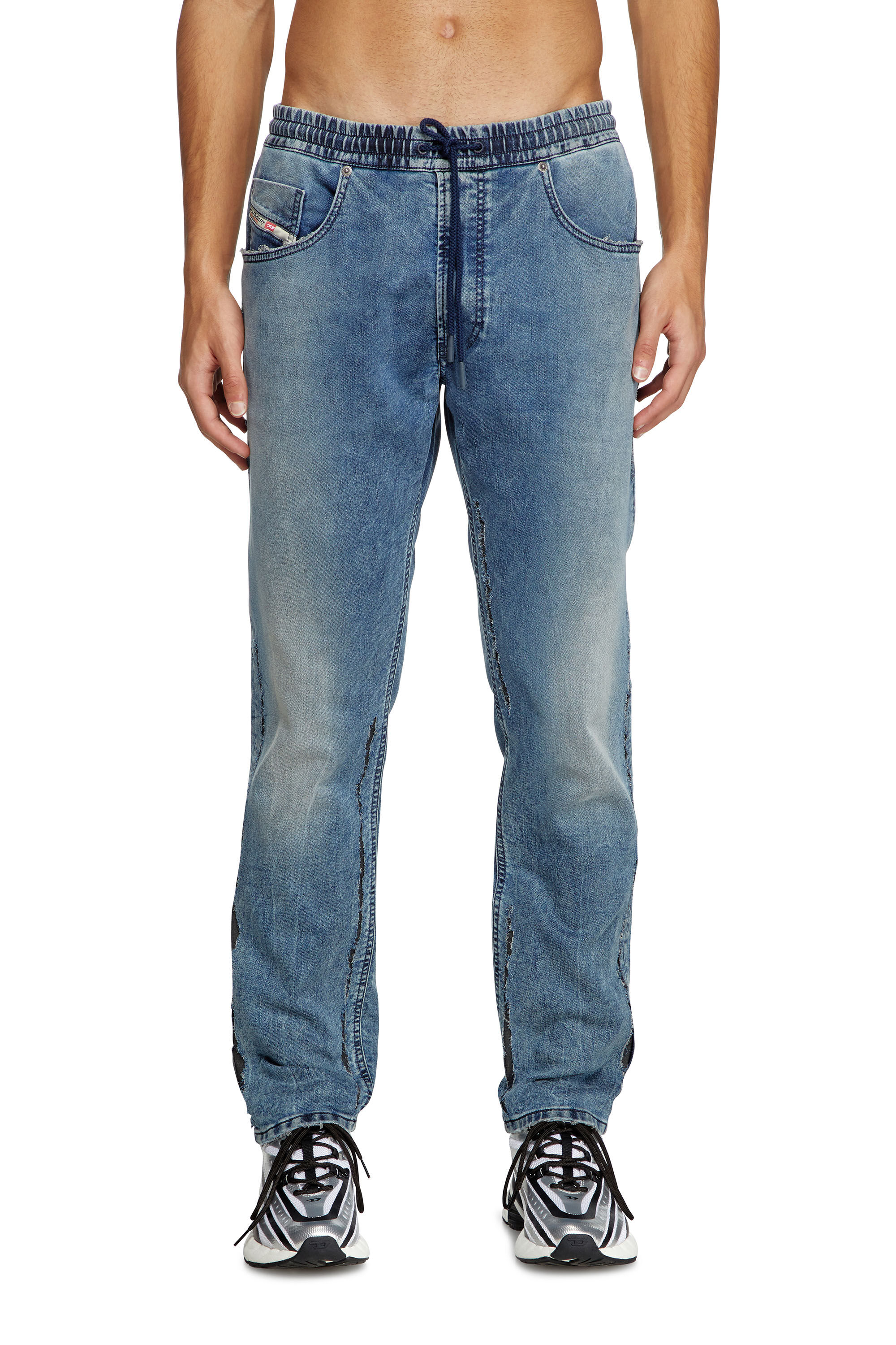 Diesel - Herren Regular 2030 D-Krooley Joggjeans® 09K64, Mittelblau - 3