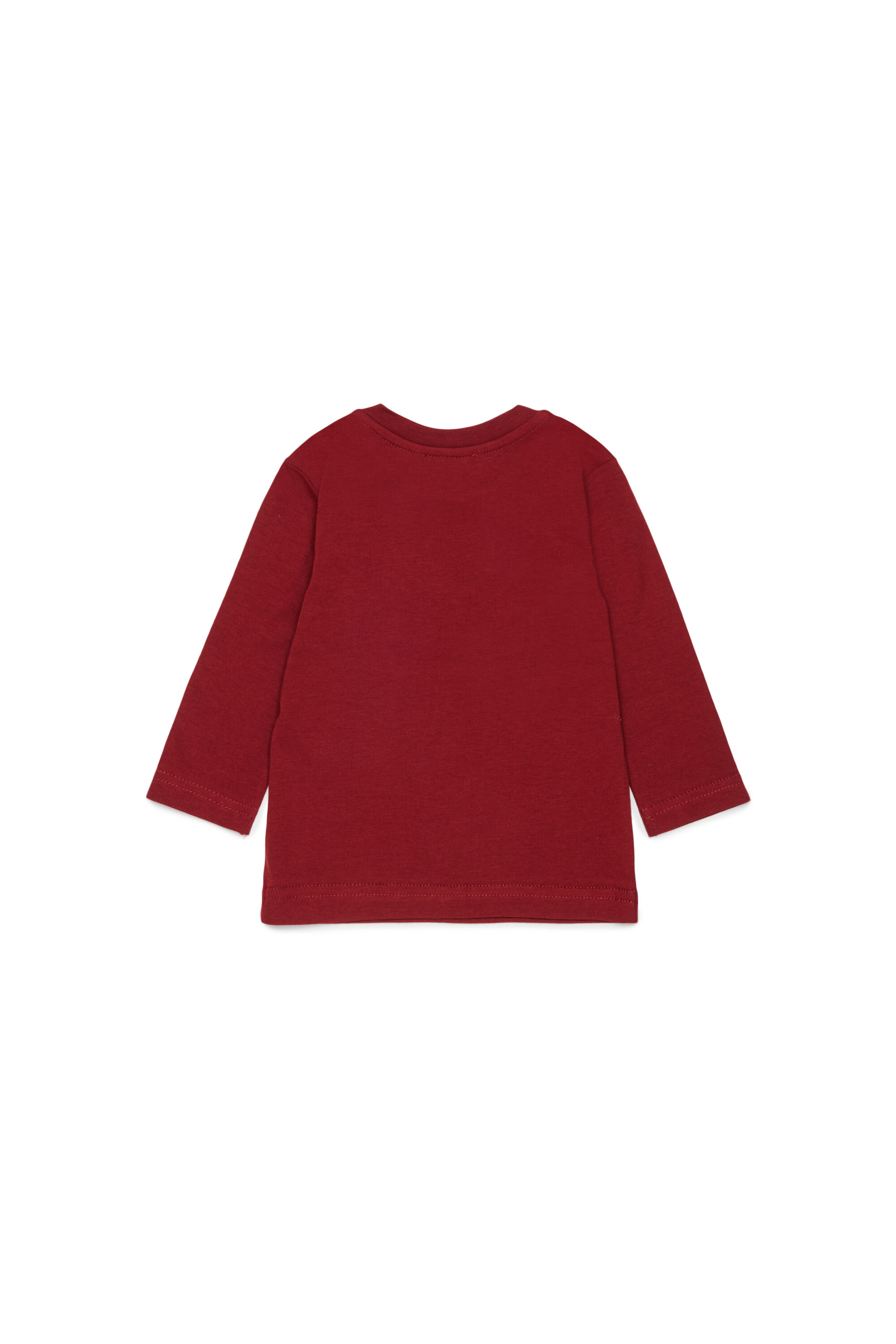 Diesel - TLODIMB, Herren Langarm-T-Shirt mit Diesel Industry Print in Rot - 2