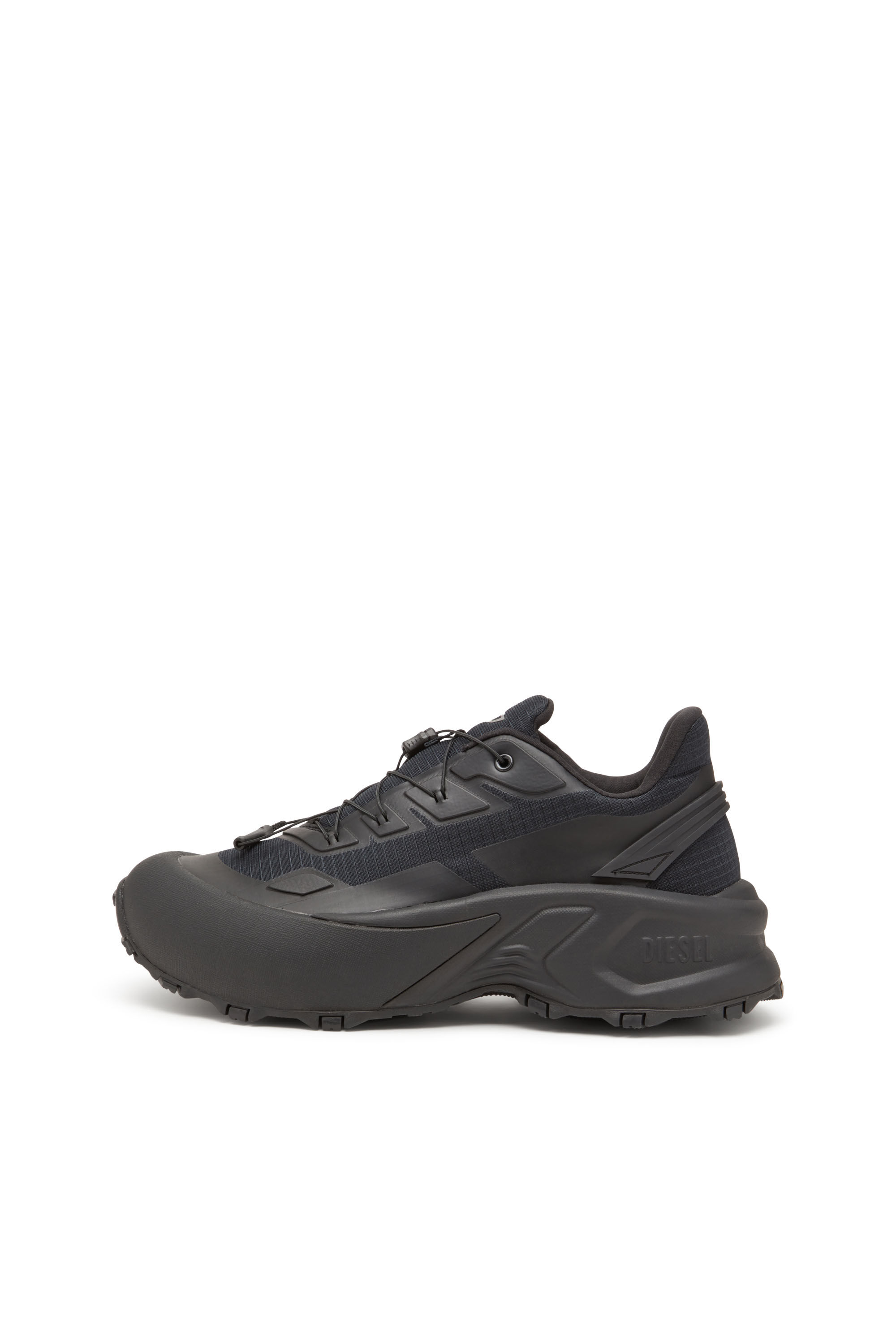 Diesel - D-CAGE RUNNER, Herren D-Cage Runner-Sneakers aus TPU-besetztem Ripstop in Schwarz - 8