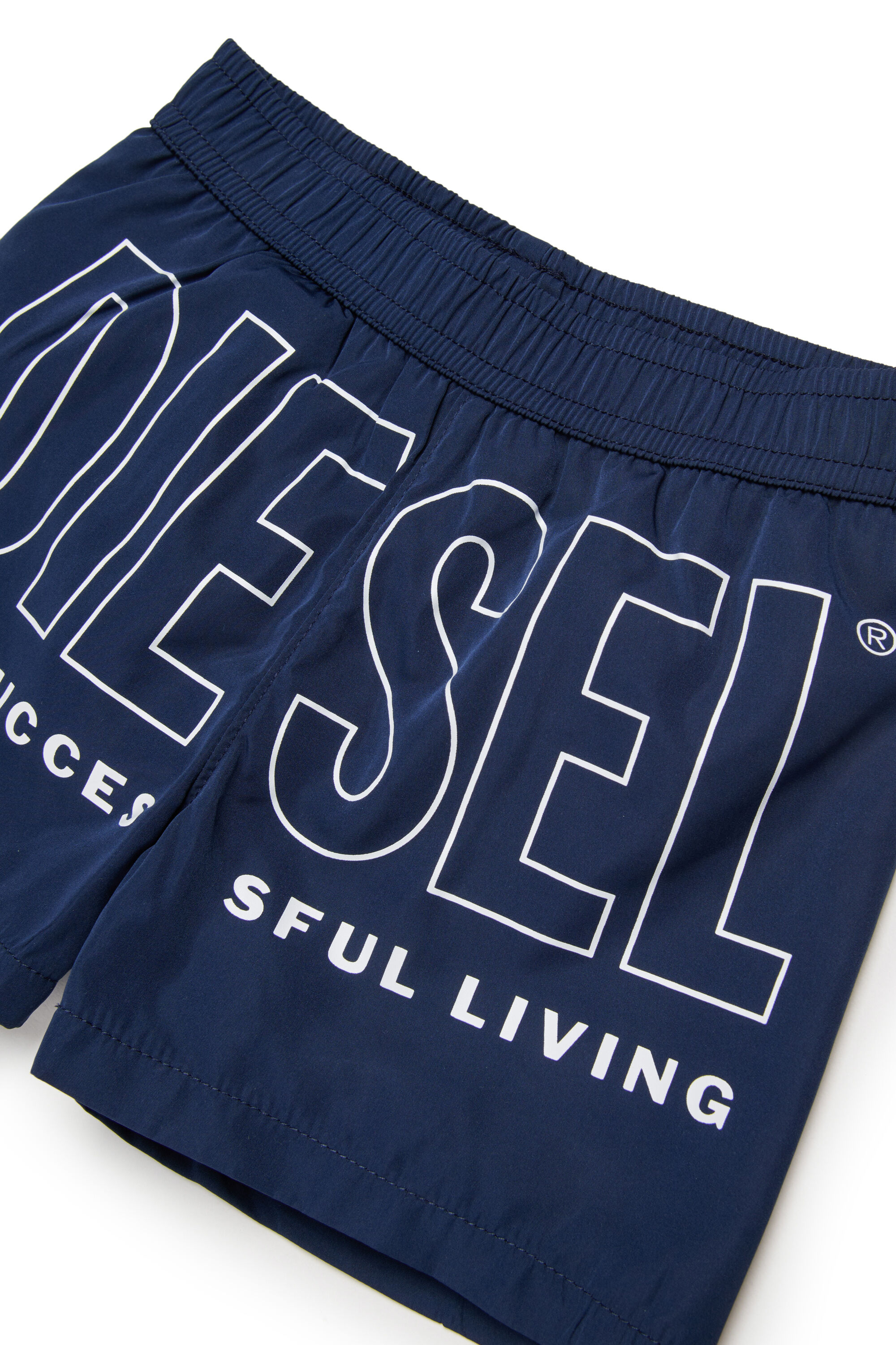 Diesel - MISITB, Herren Badeshorts mit Maxi-Biscotto-Print in Blau - 3