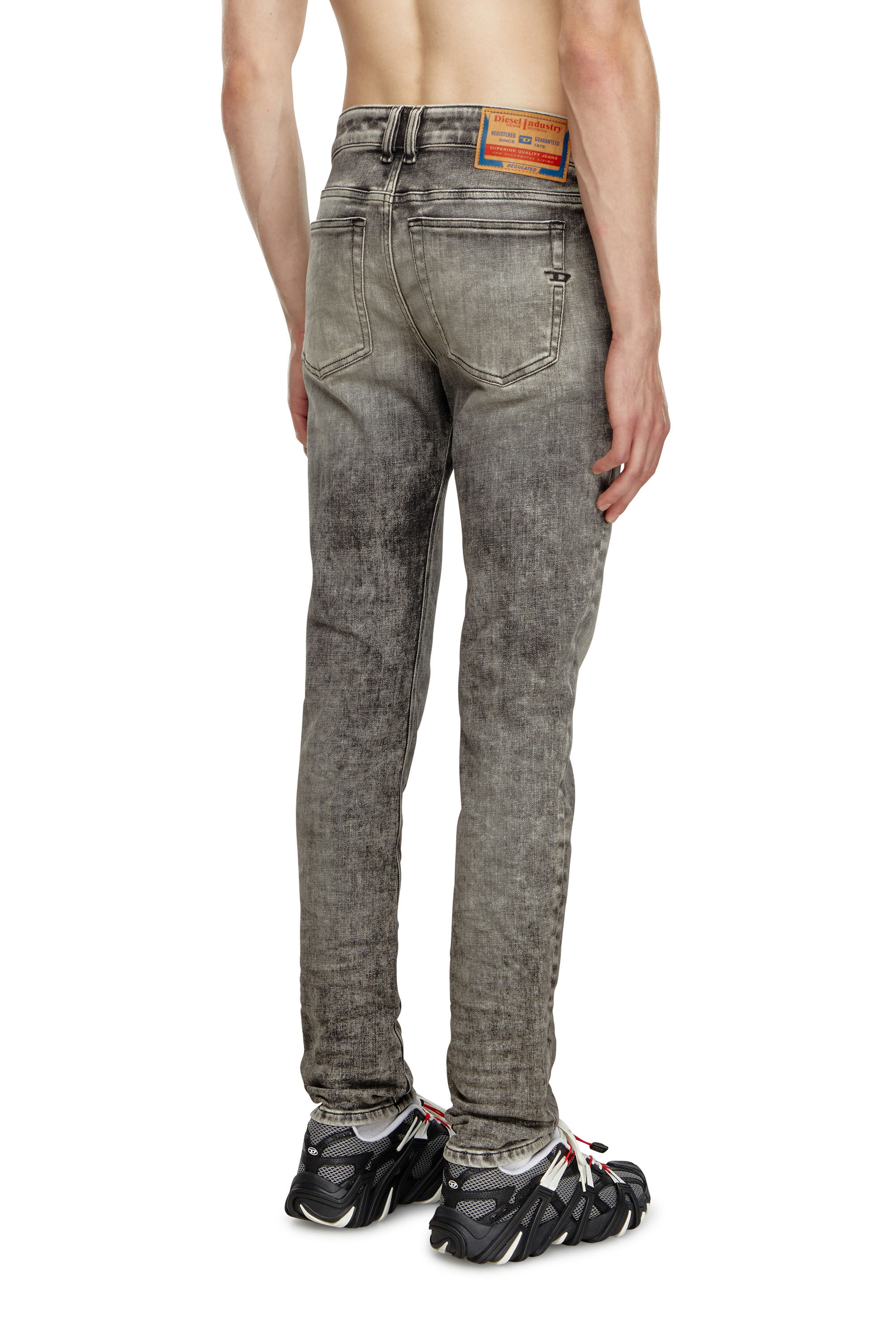 Diesel - Herren Skinny Jeans 1979 Sleenker 09J28, Grau - Image 4