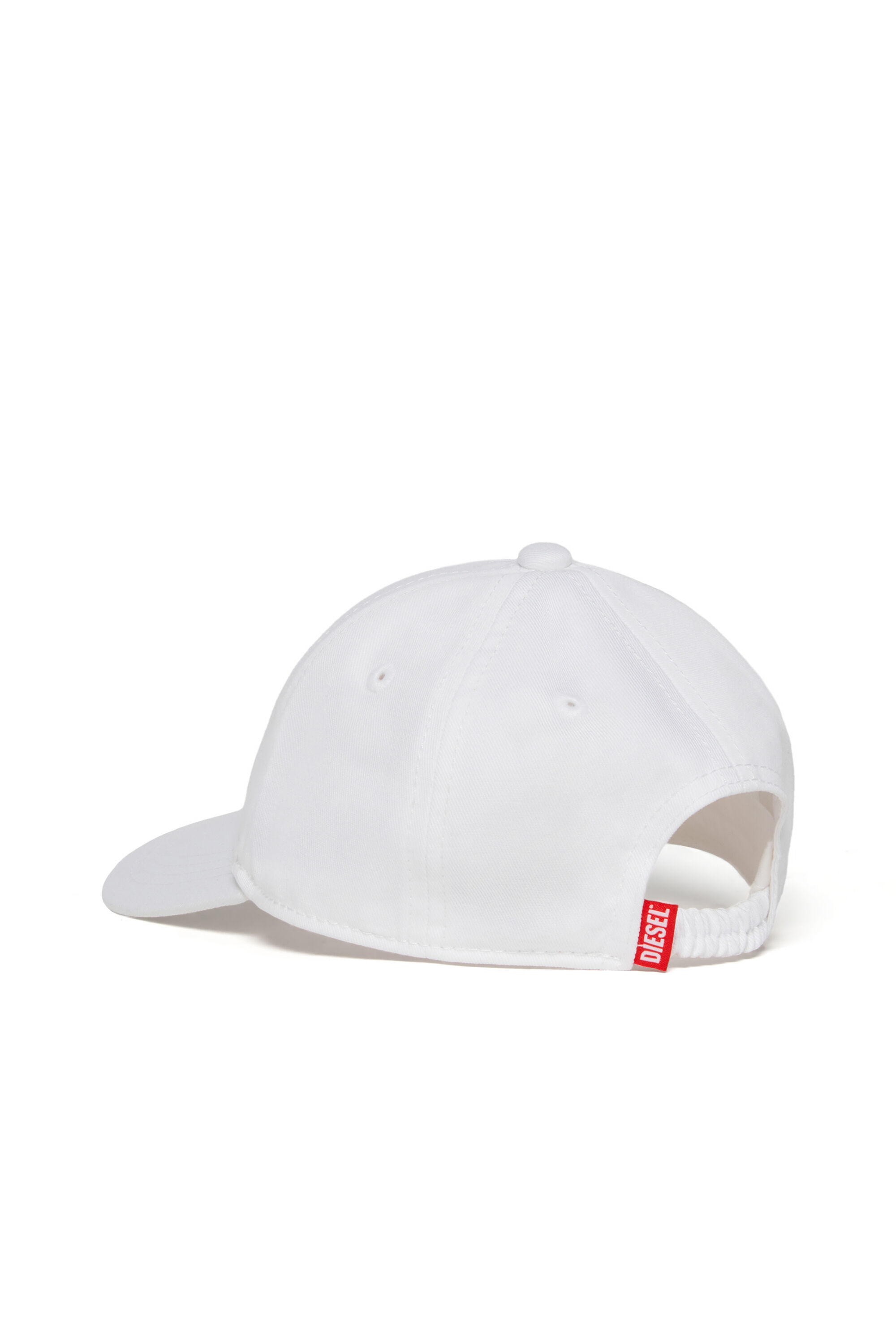 Diesel - FIMBOB, Unisex Basecap mit Oval D-Print in Weiß - 2