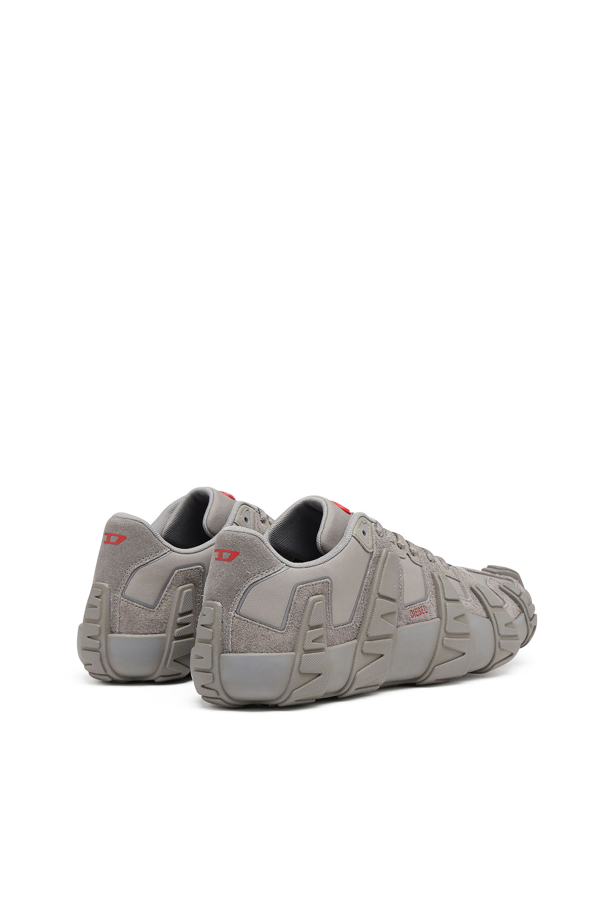 Diesel - S-D-GRIFFE LOW, Herren S-D-Griffe - Turnschuhe aus Nylon in Grau - 3