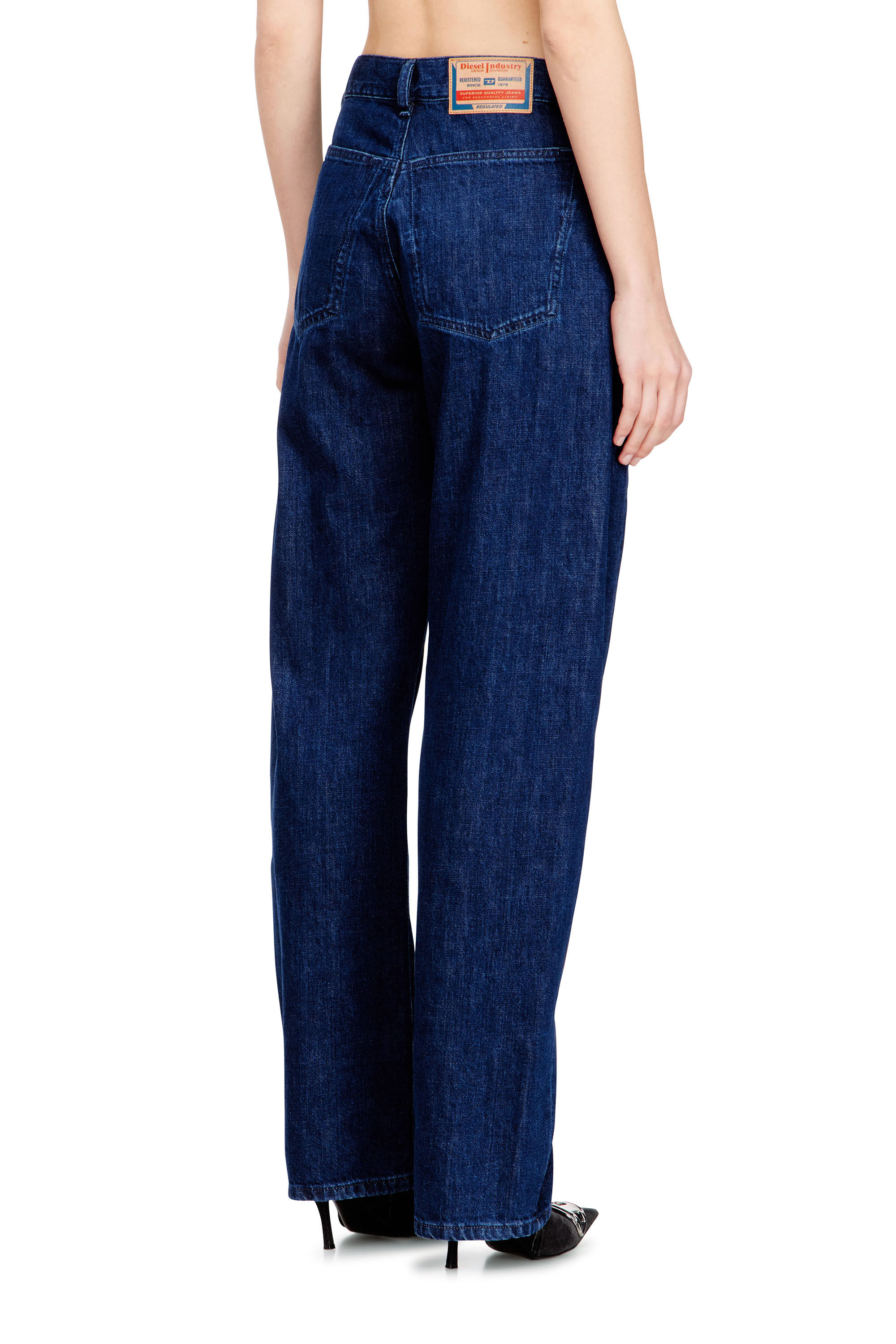 Diesel - Damen Relaxed Jeans 1974 D-Ellz 0DBDX, Dunkelblau - 3