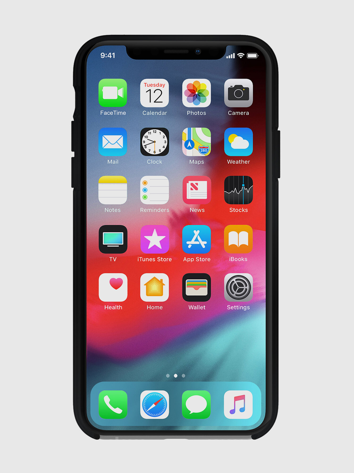 Diesel - DIESEL PRINTED CO-MOLD CASE FOR IPHONE XS MAX, Unisex Logo Schutzhülle, iPhone XS Max in Schwarz - 4