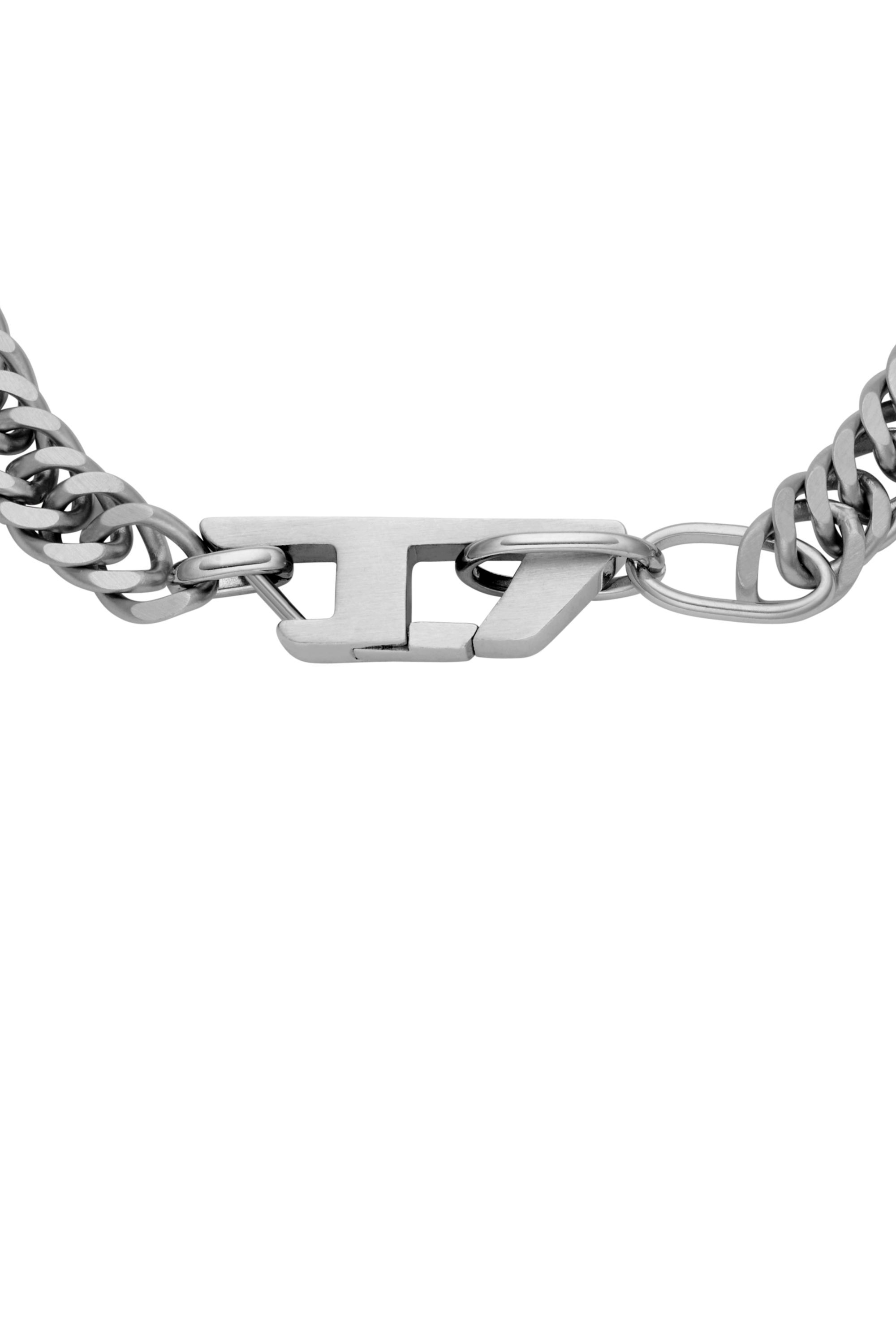 Diesel - DX1510, Unisex Kettenarmband aus Edelstahl in Silber - 2