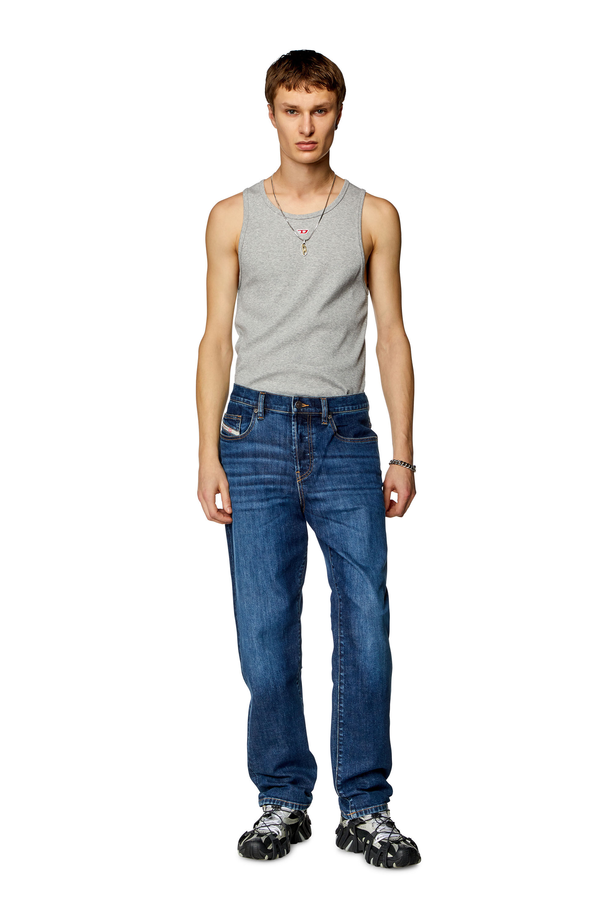 Herren Regular Skater Jeans | Dunkelblau | Diesel 2020 D-Viker